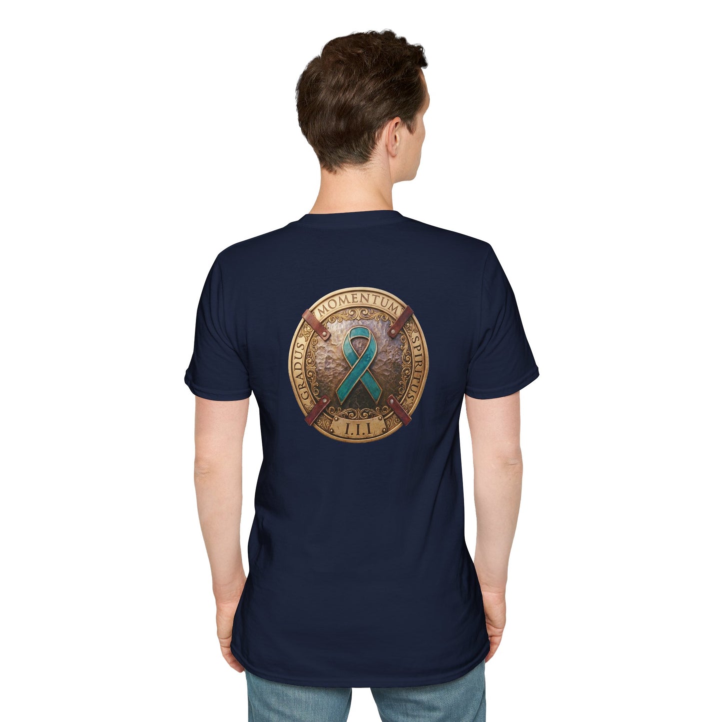 T-Shirt: "PTSD Awareness" Teal Ribbon Support