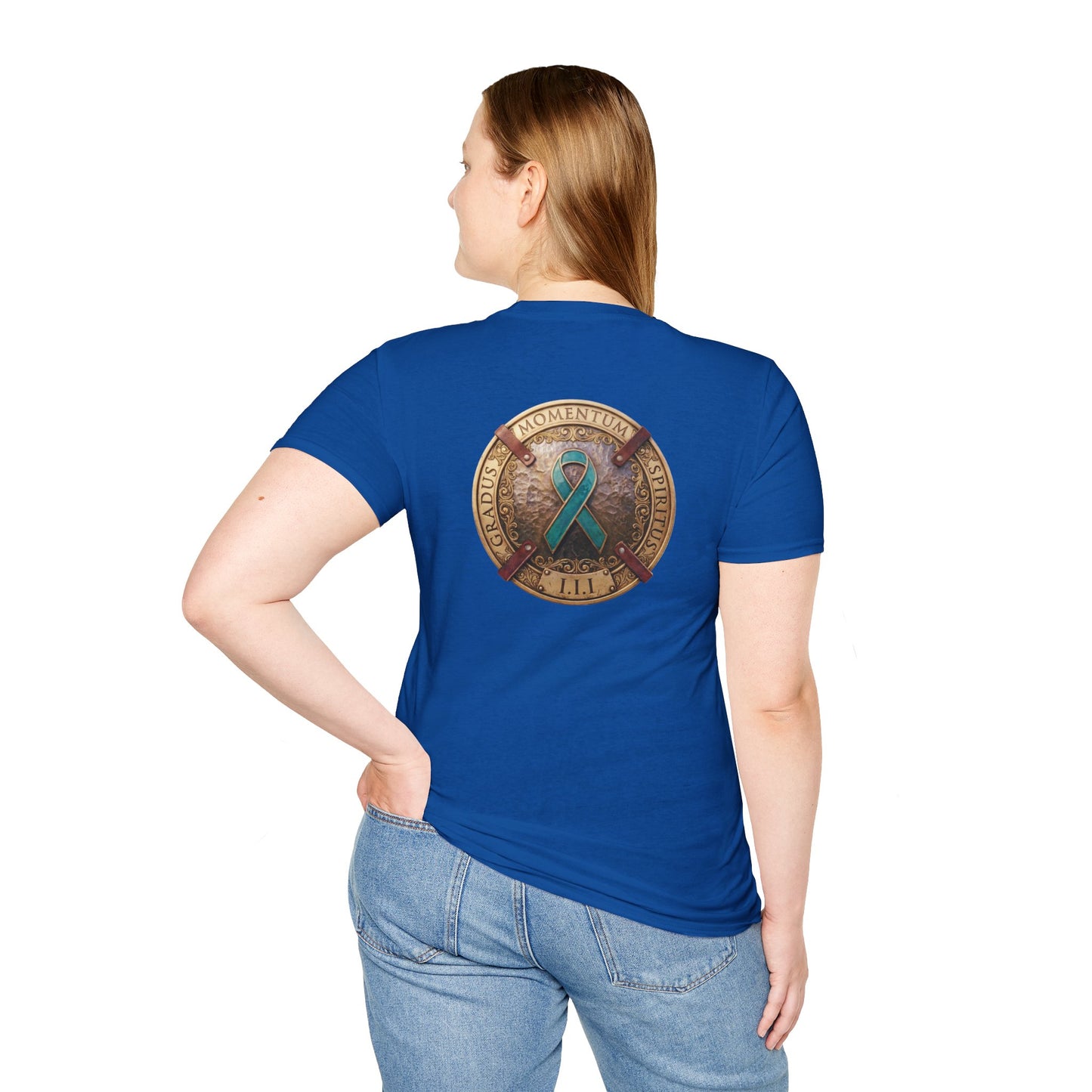 T-Shirt: "PTSD Awareness" Teal Ribbon Support