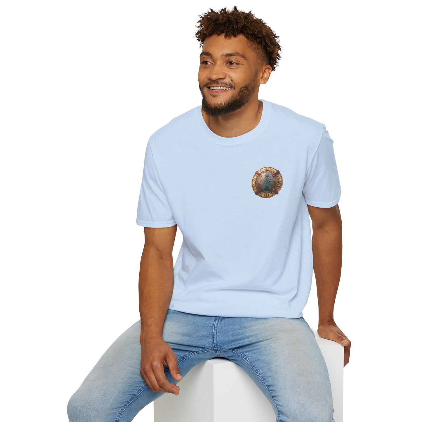 T-Shirt: "PTSD Awareness" Teal Ribbon Support