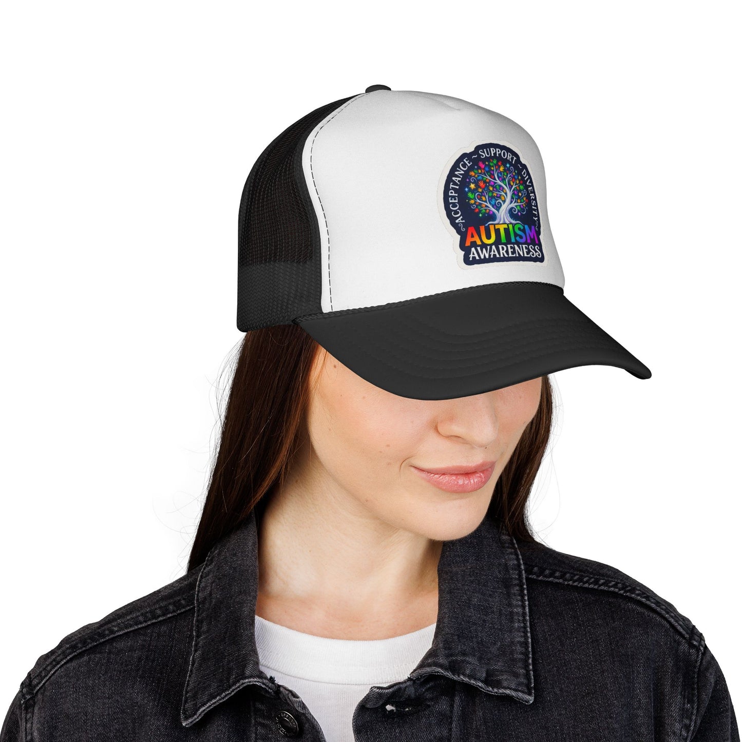Trucker Cap: "Acceptance • Support • Diversity" Autism Awareness