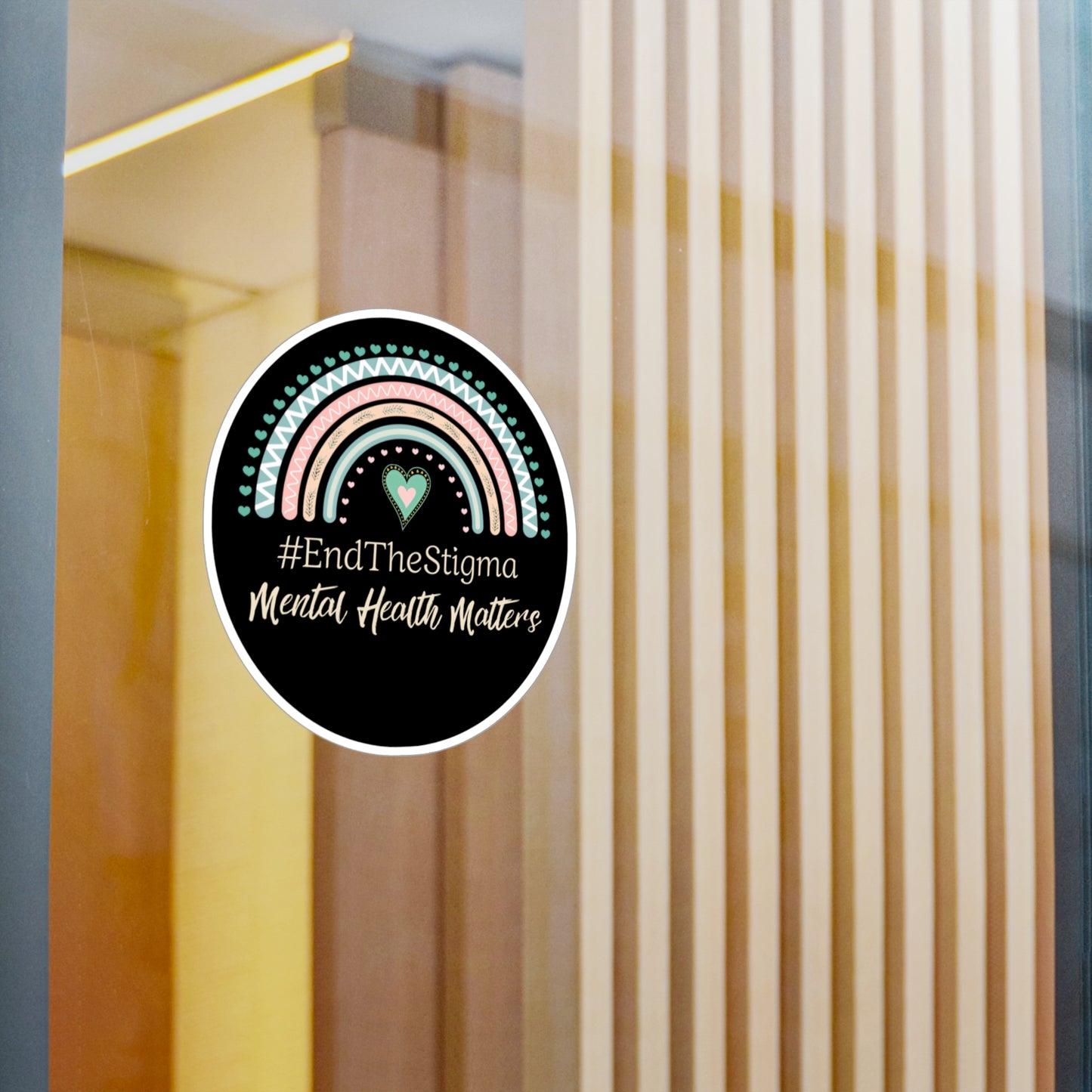 All-Weather Vinyl Decal: #EndTheStigma Onyx