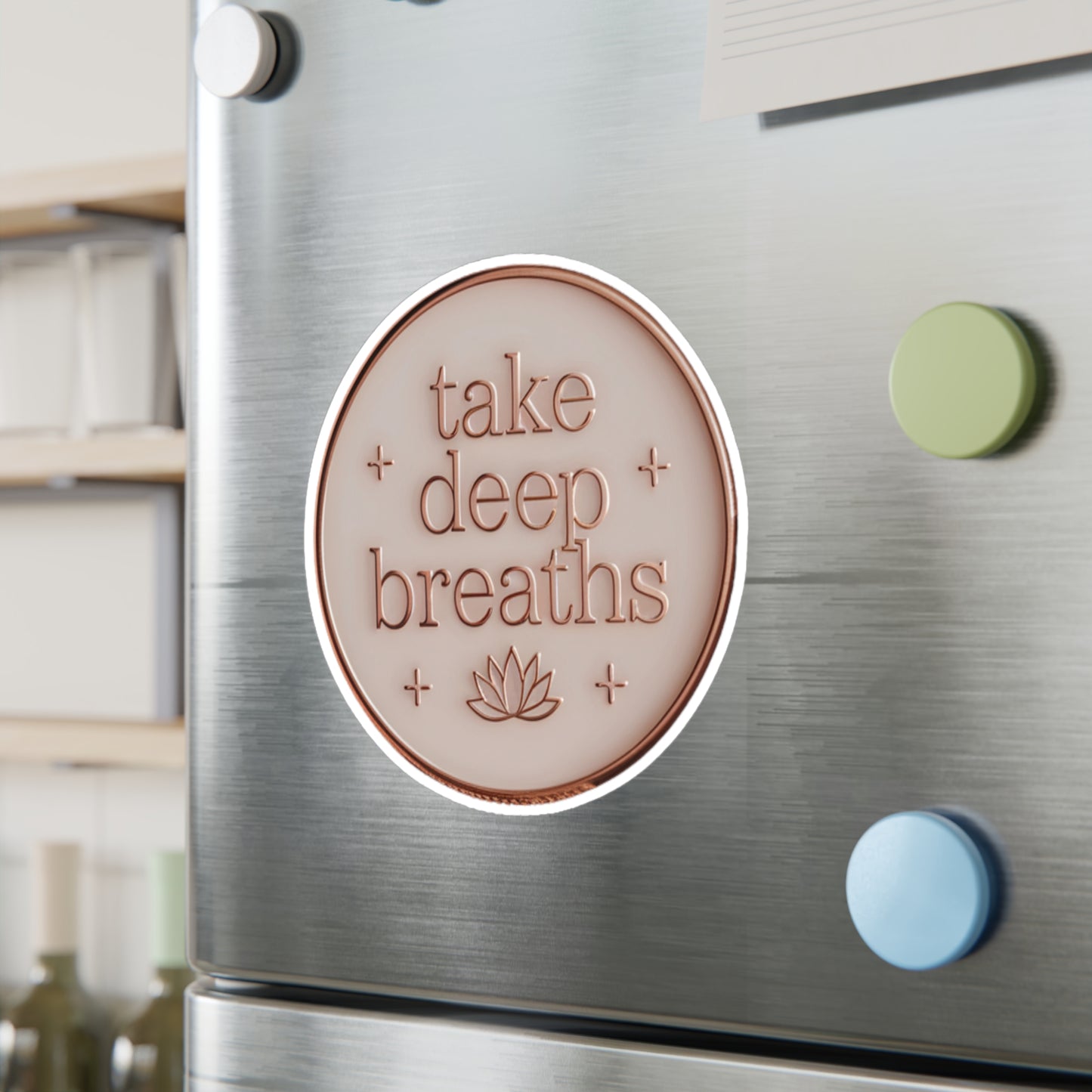 All-Weather Vinyl Decal: “Take Deep Breaths”