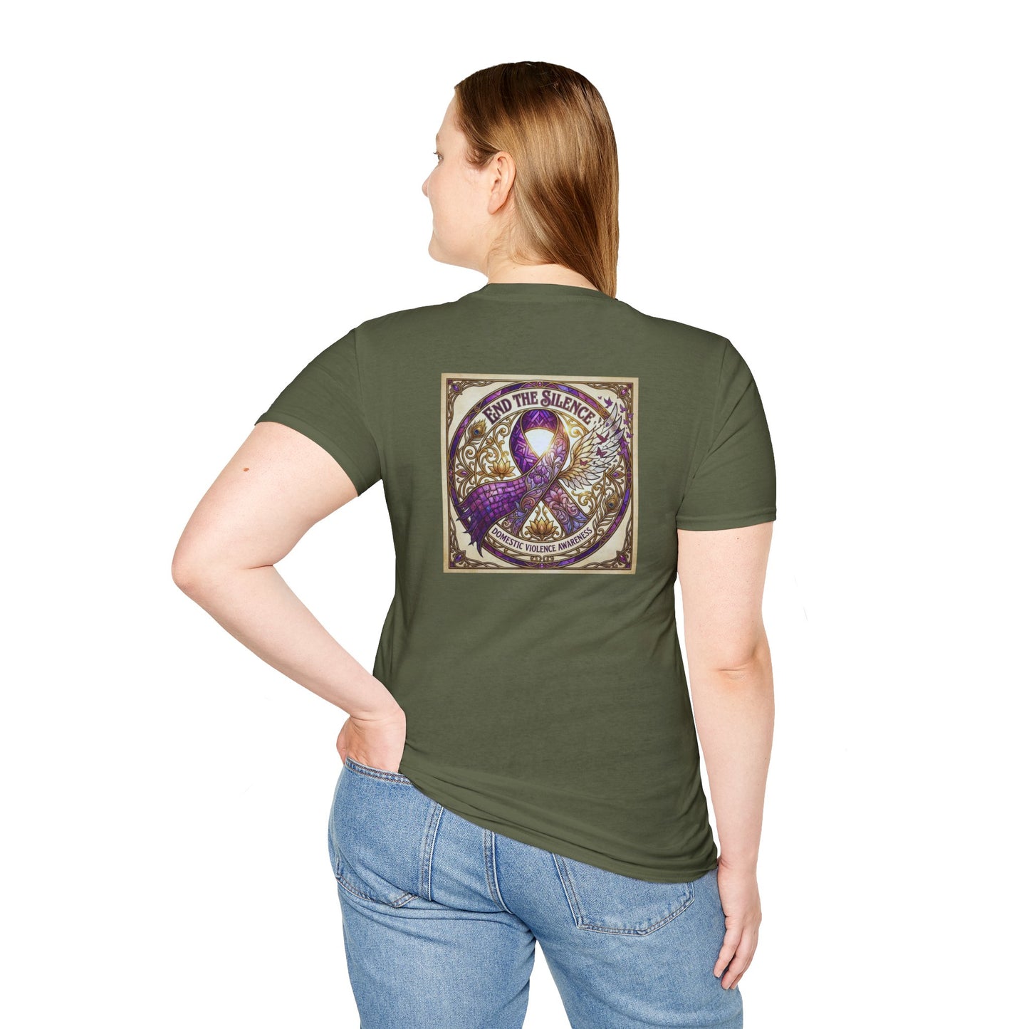 T-Shirt: "End the Silence" Domestic Violence Awareness Support