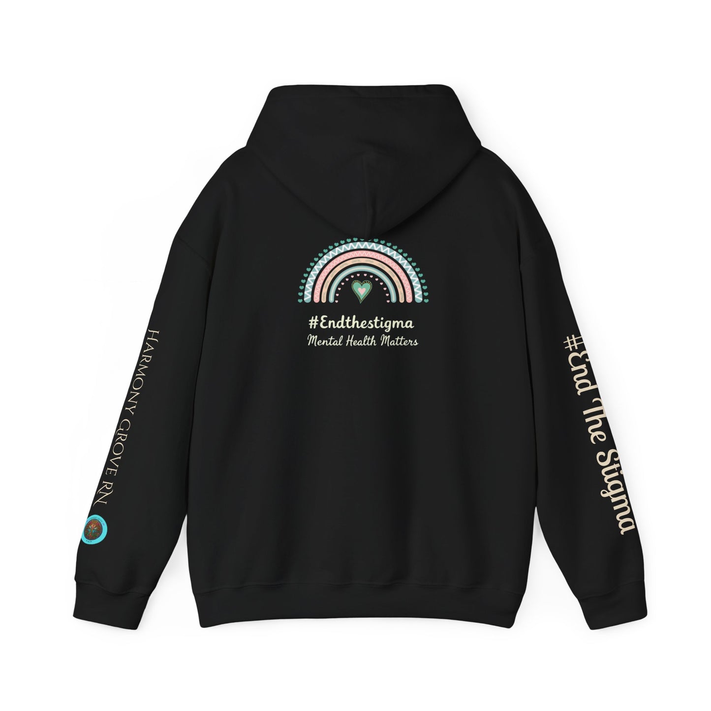 Pullover Hoodie: "#EndTheStigma" Mental Health Matters