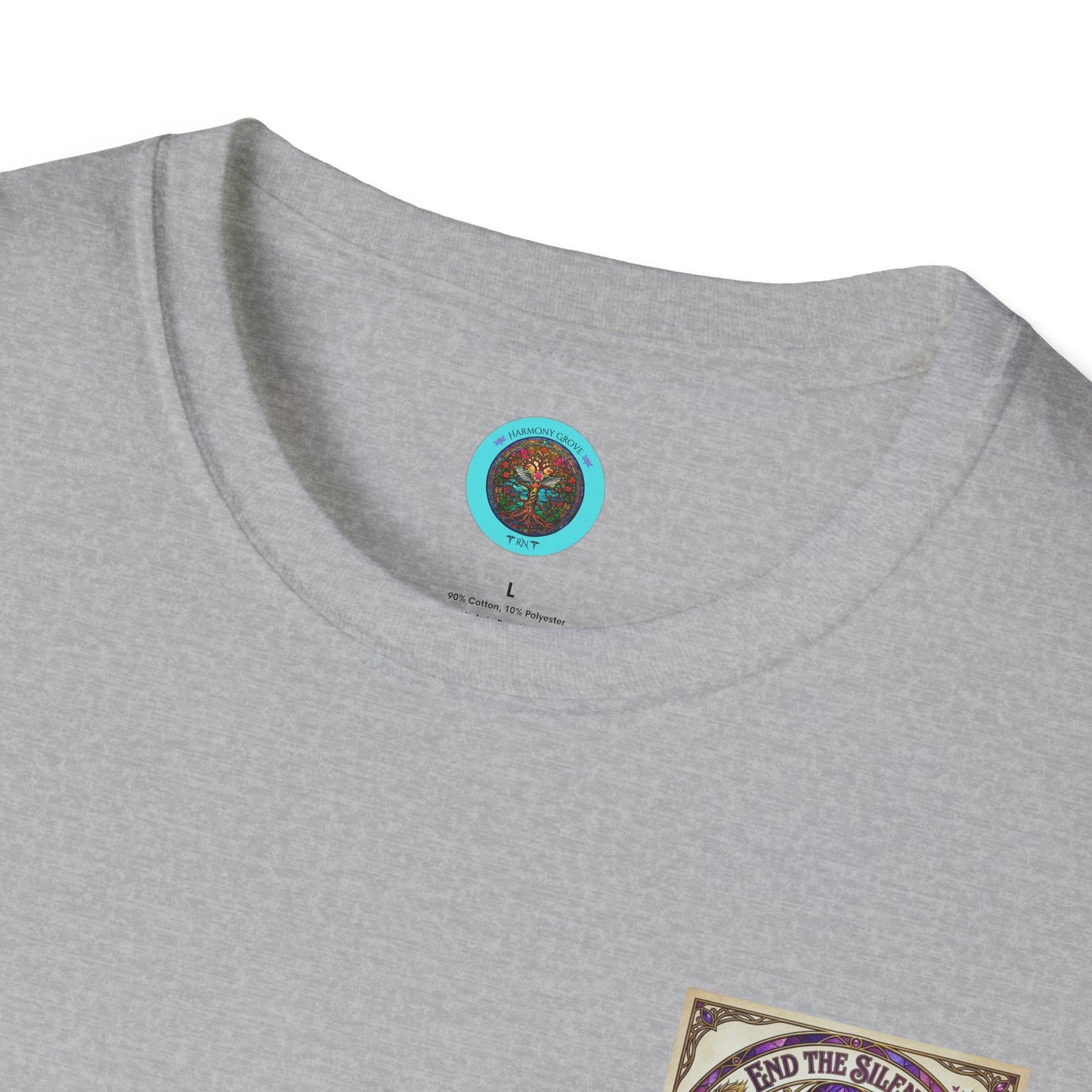 T-Shirt: "End the Silence" Domestic Violence Awareness Support