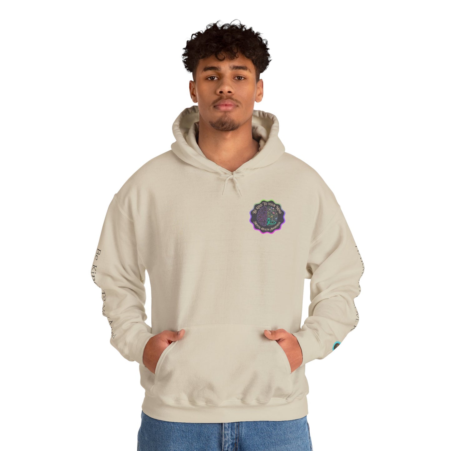 Pullover Hoodie: "Be Kind to Your Mind" Mental Health Awareness