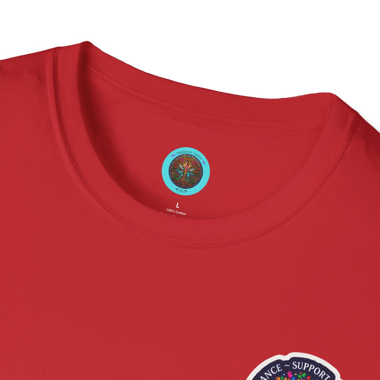 T-Shirt: "Autism Awareness" Rainbow Tree