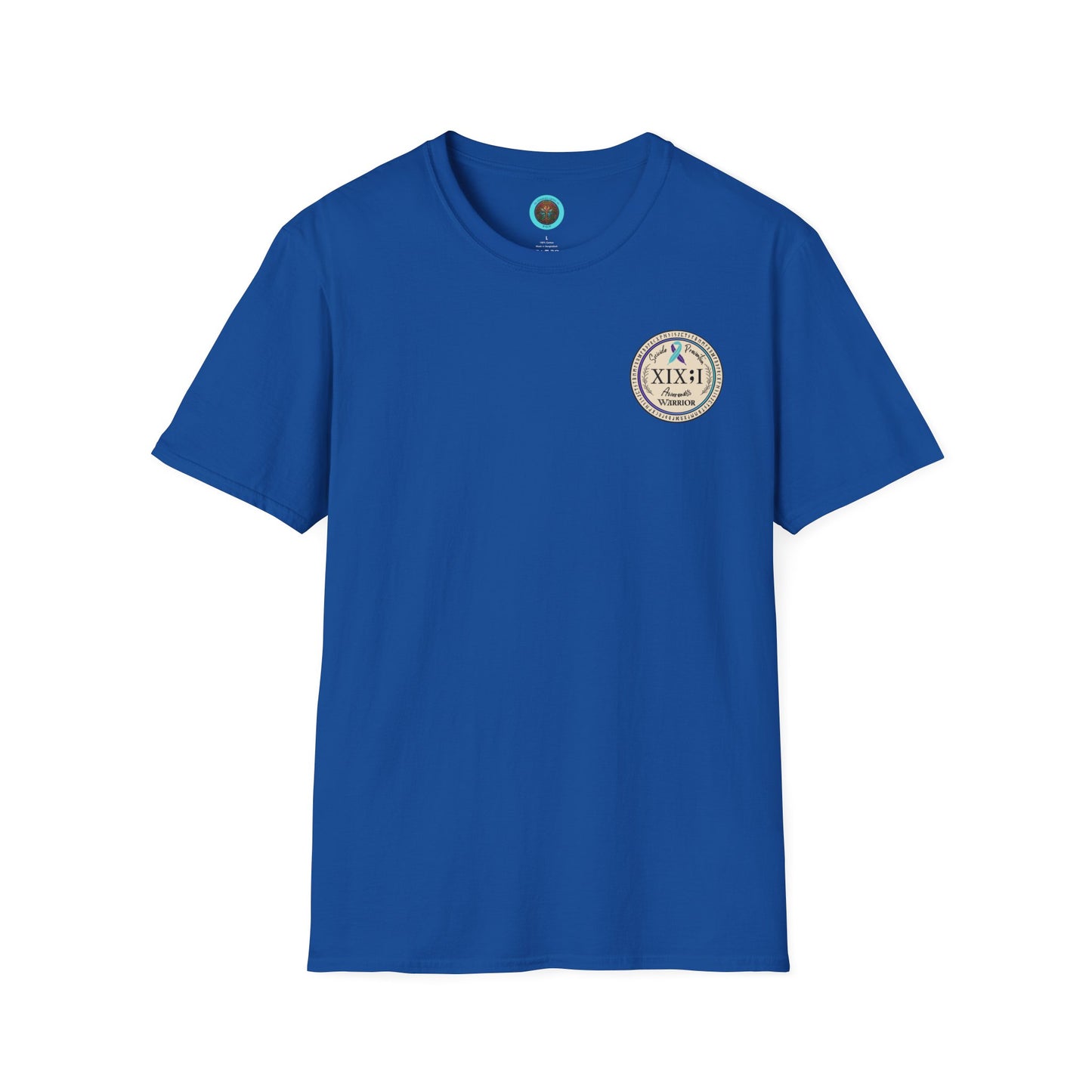 T-shirt: Suicide Awareness Warrior Teal and Purple Support Ribbon