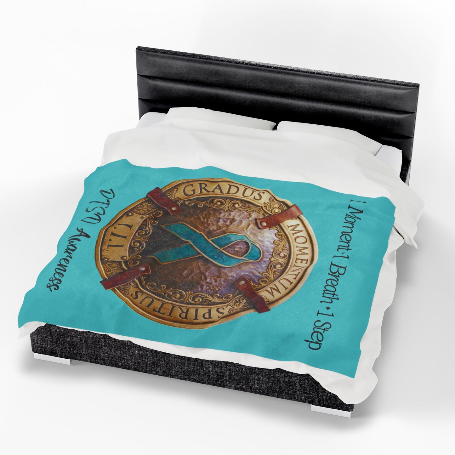 "1 Momentum (Moment), 1 Spiritus (Breath), 1 Gradus (Step)" PTSD Awareness Support Campaign