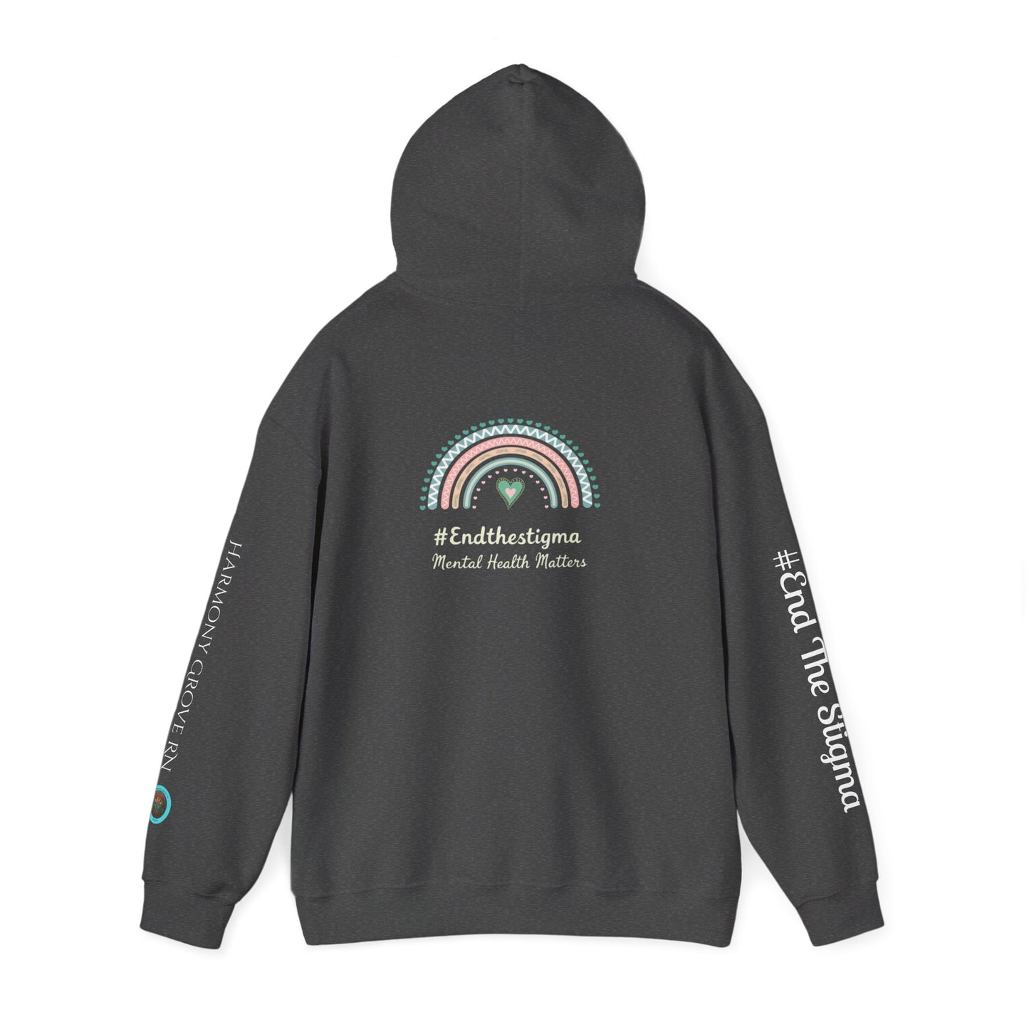 Pullover Hoodie: "#EndTheStigma" Mental Health Matters