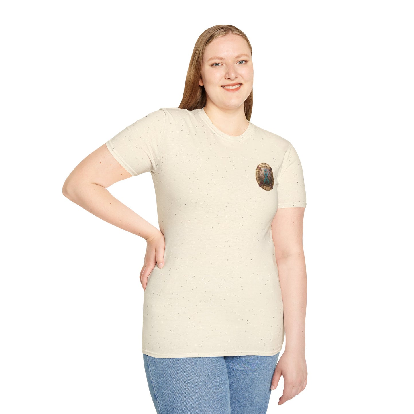T-Shirt: "PTSD Awareness" Teal Ribbon Support