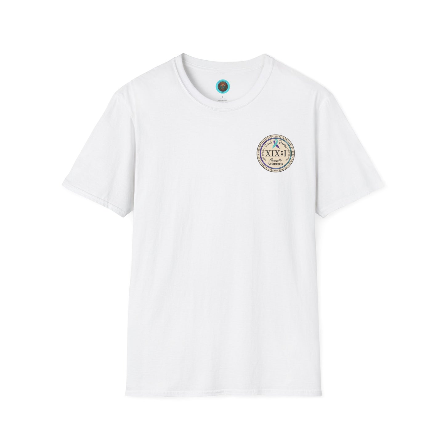 T-shirt: Suicide Awareness Warrior Teal and Purple Support Ribbon