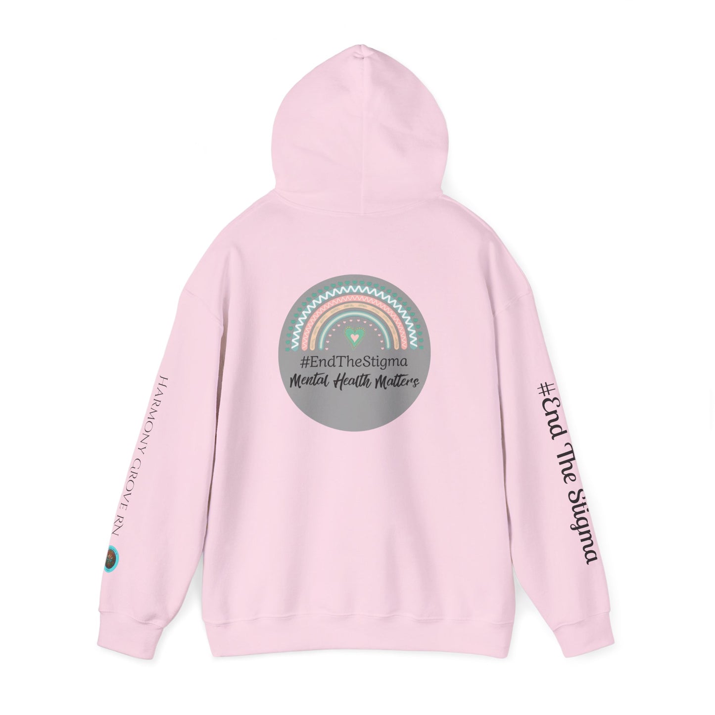 Pullover Hoodie: "#EndTheStigma" Mental Health Matters