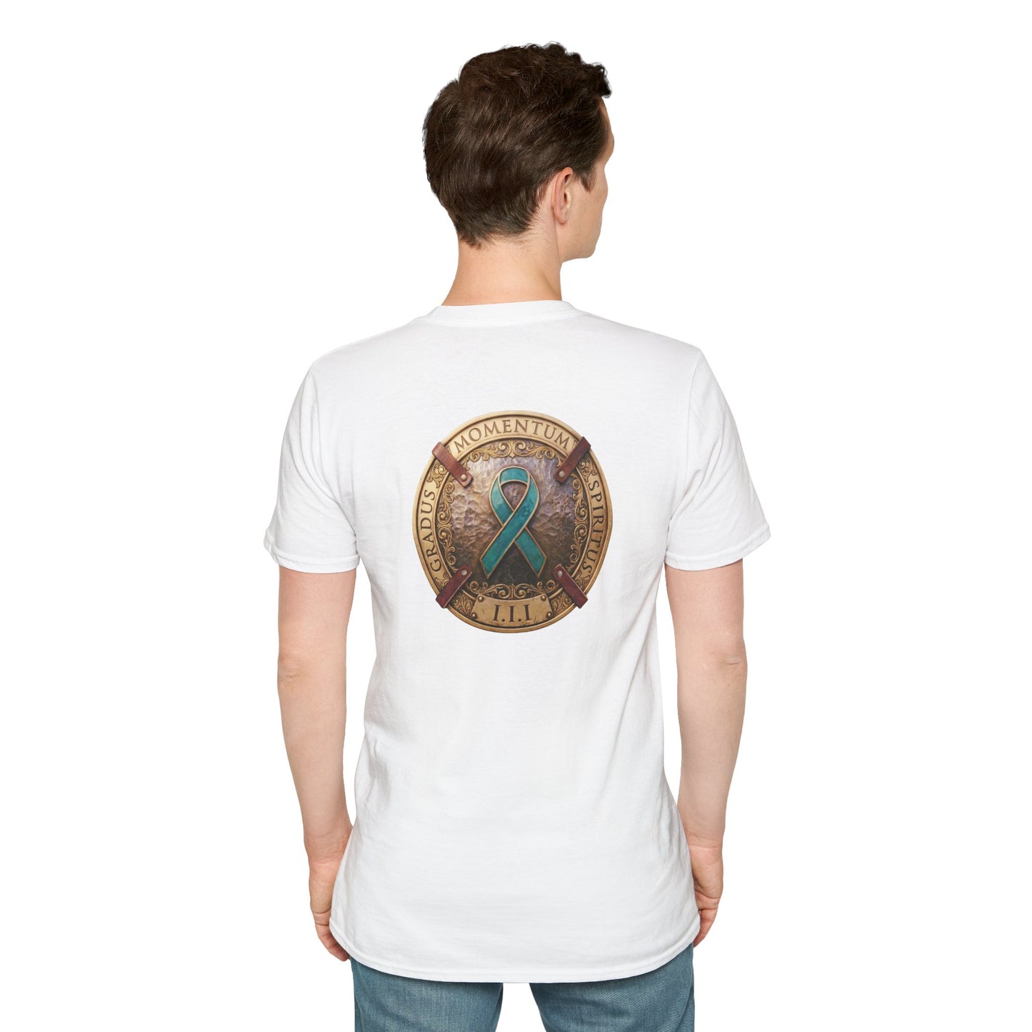 T-Shirt: "PTSD Awareness" Teal Ribbon Support