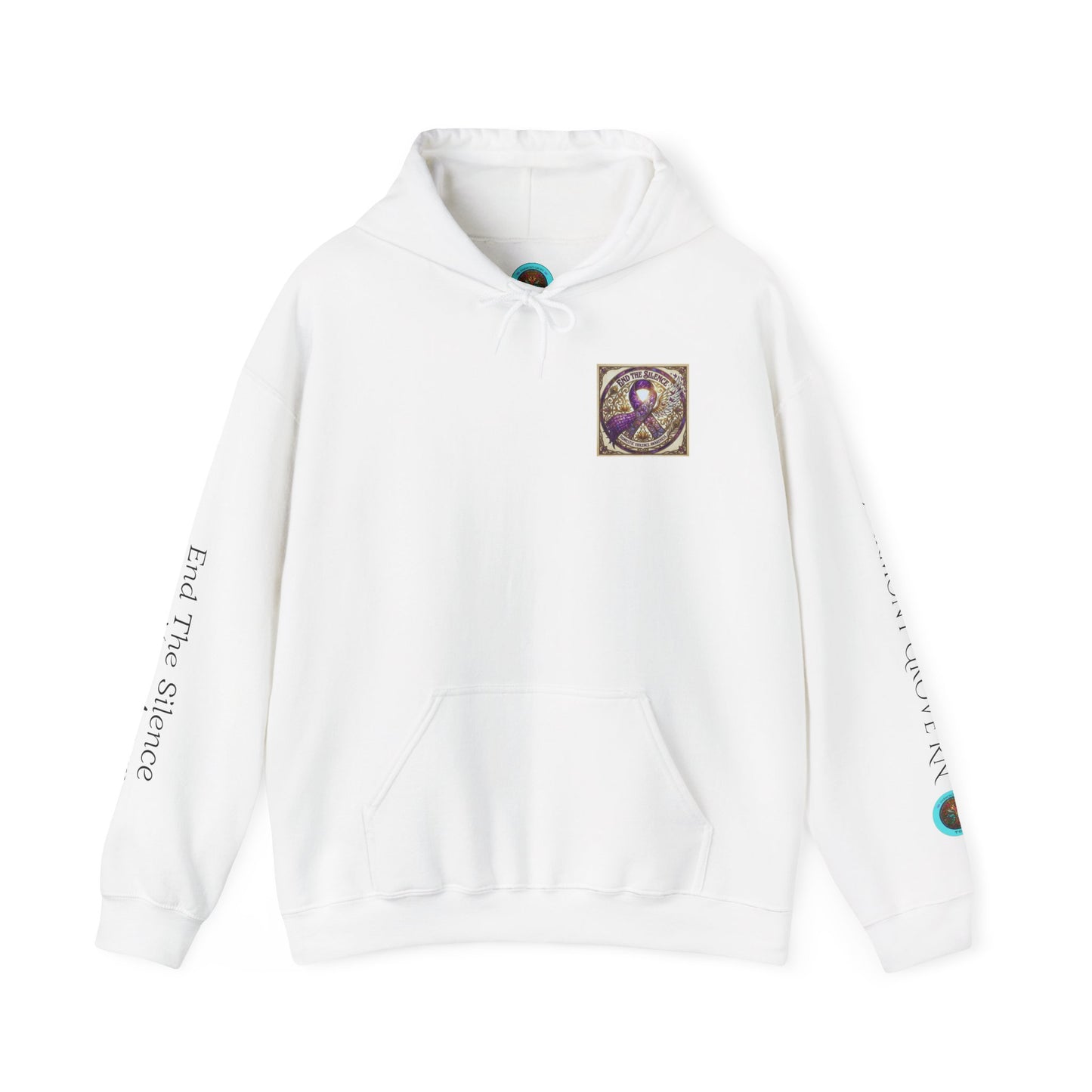 Pullover Hoodie: "End The Silence" Domestic Violence Awareness
