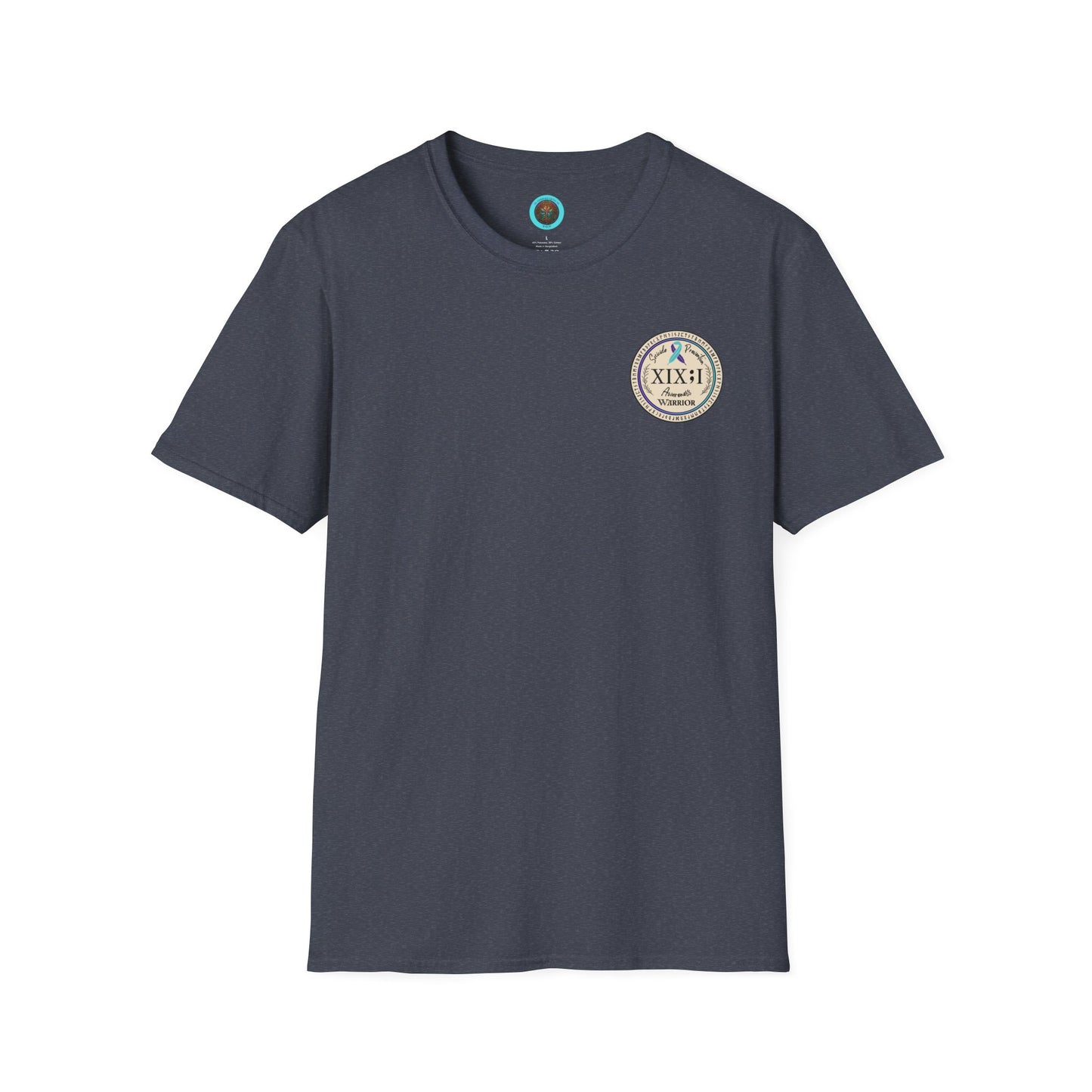 T-shirt: Suicide Awareness Warrior Teal and Purple Support Ribbon
