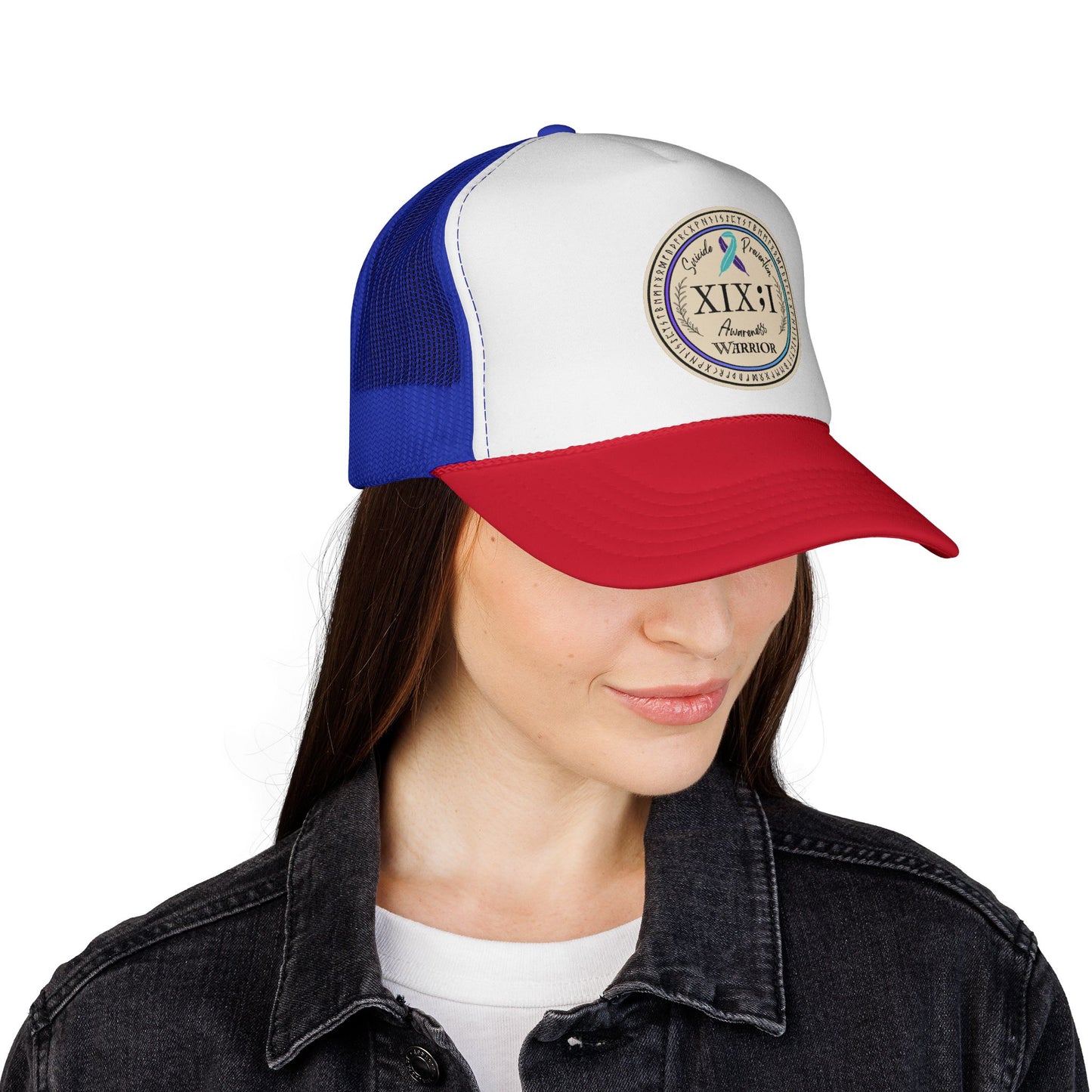 Trucker Hat: "XIX;I Warrior" Suicide Prevention Awareness