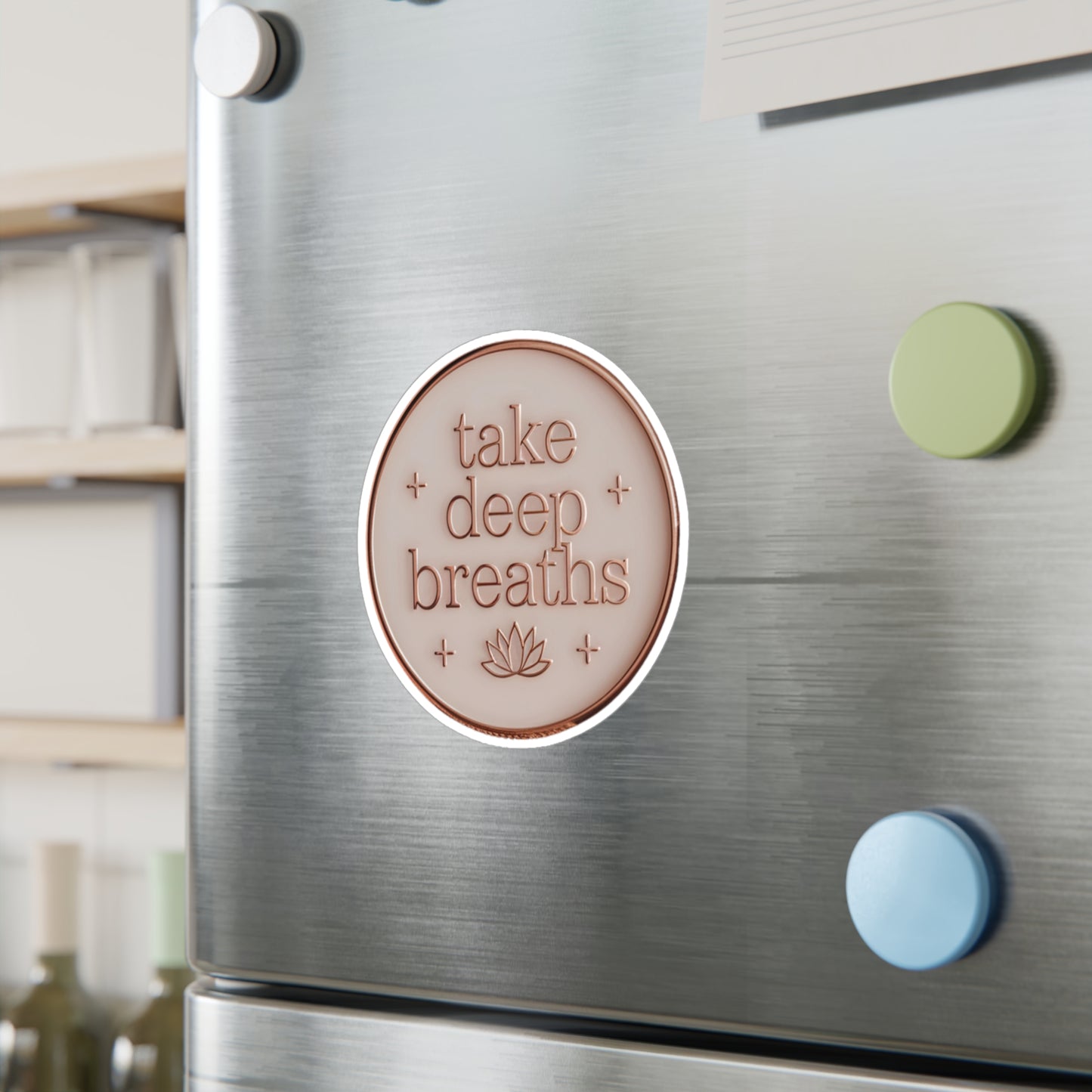 All-Weather Vinyl Decal: “Take Deep Breaths”
