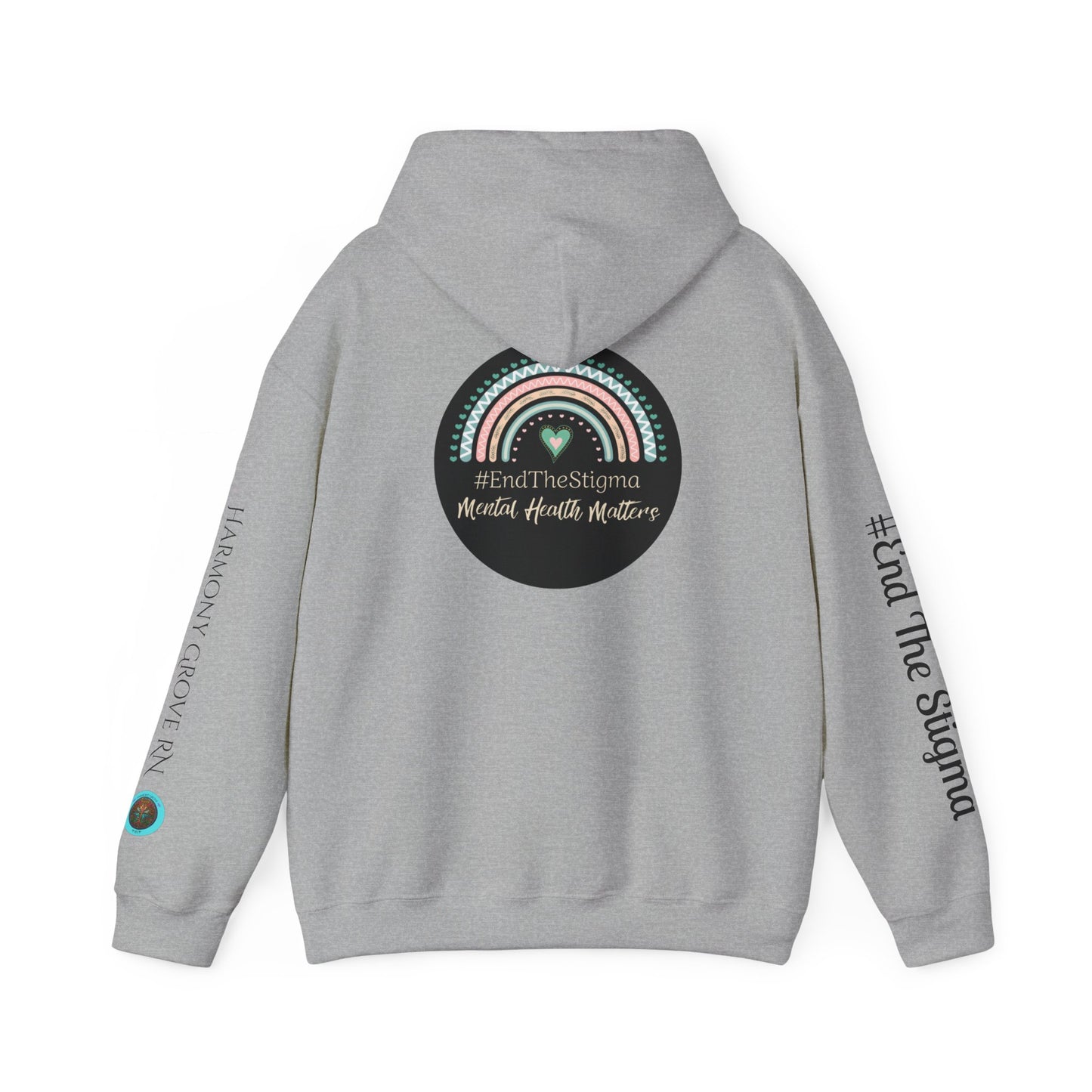 Pullover Hoodie: "#EndTheStigma" Mental Health Matters