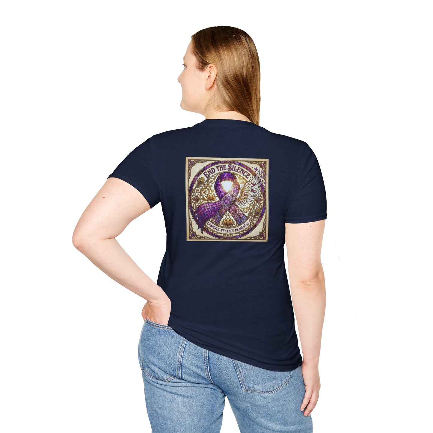 T-Shirt: "End the Silence" Domestic Violence Awareness Support