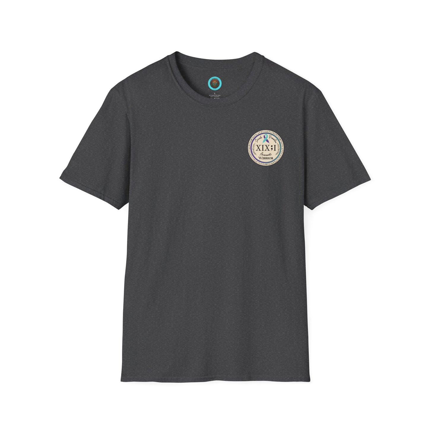 T-shirt: Suicide Awareness Warrior Teal and Purple Support Ribbon