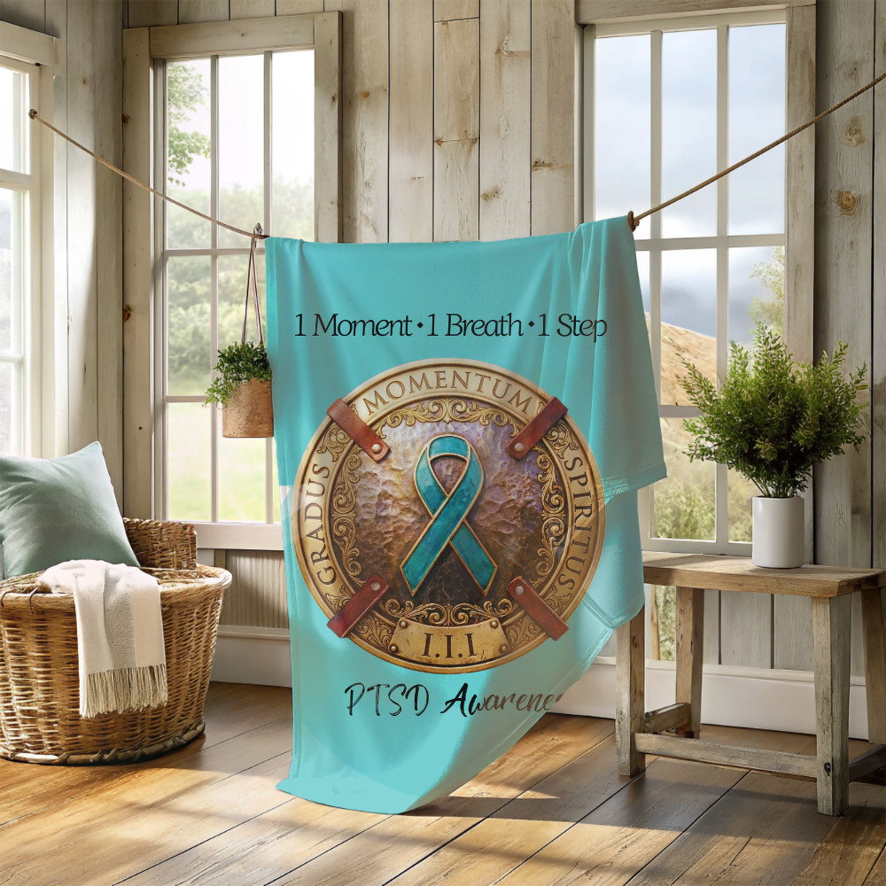 "1 Momentum (Moment), 1 Spiritus (Breath), 1 Gradus (Step)" PTSD Awareness Support Campaign