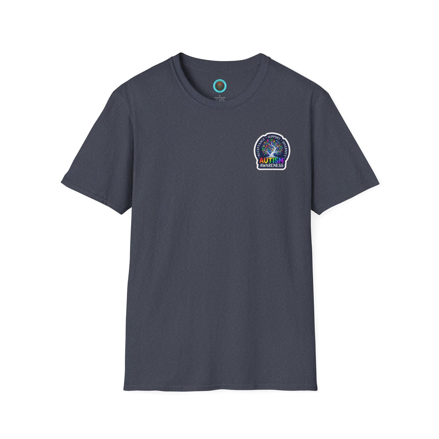 T-Shirt: "Autism Awareness" Rainbow Tree