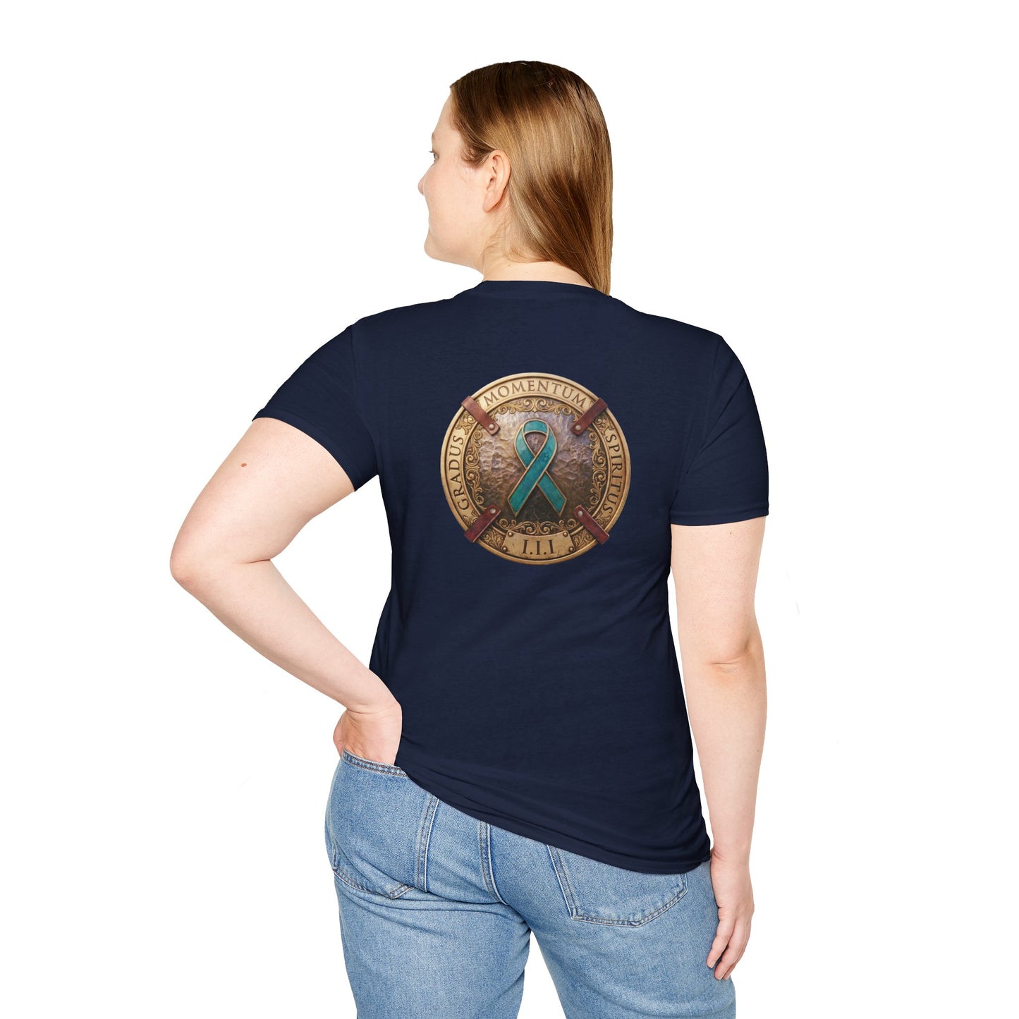 T-Shirt: "PTSD Awareness" Teal Ribbon Support