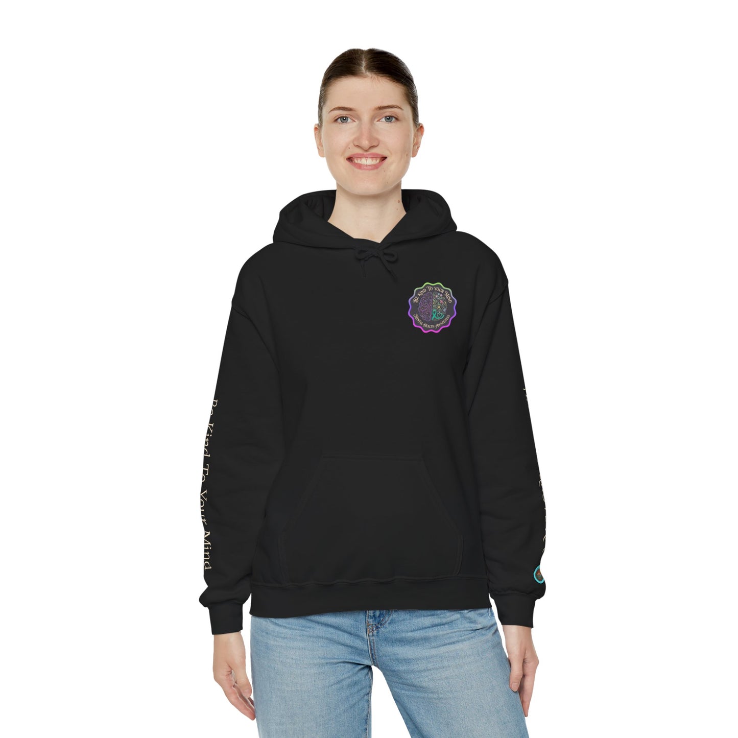 Pullover Hoodie: "Be Kind to Your Mind" Mental Health Awareness