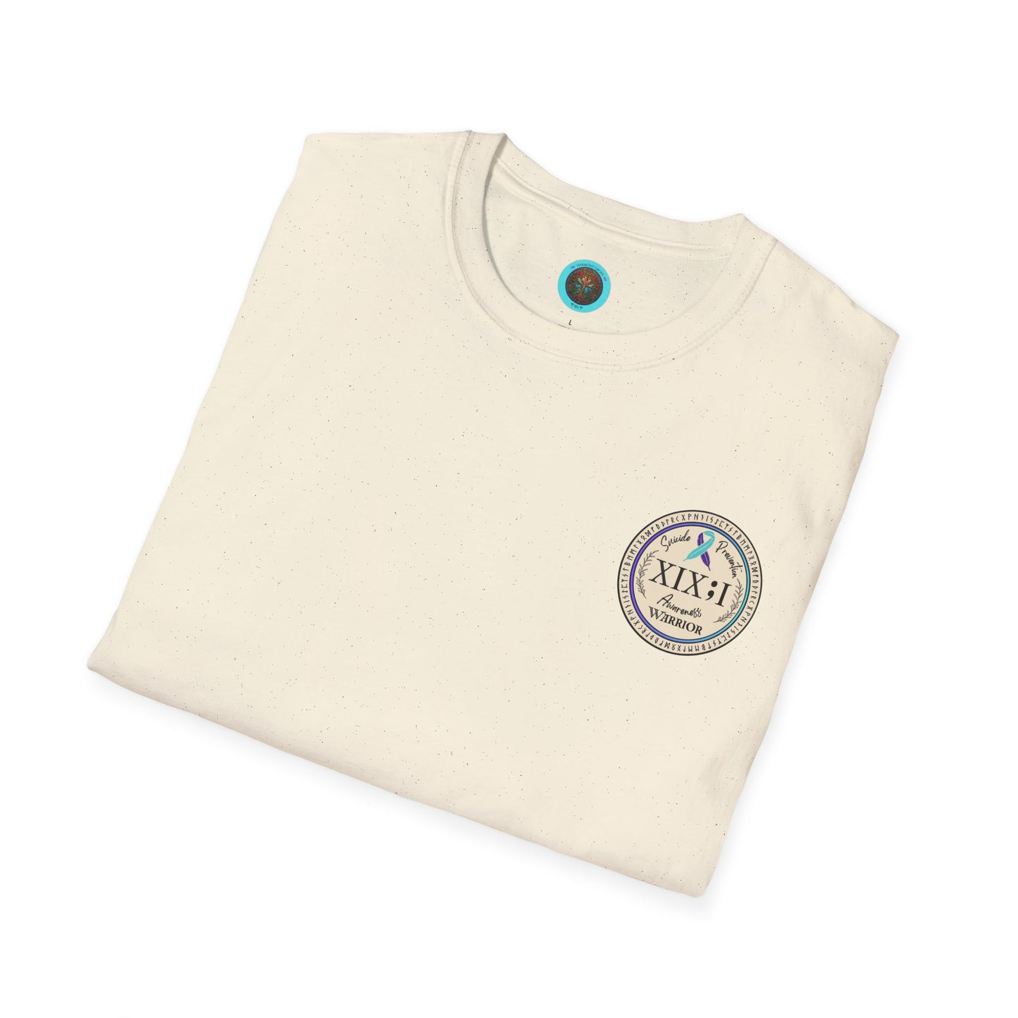 T-shirt: Suicide Awareness Warrior Teal and Purple Support Ribbon