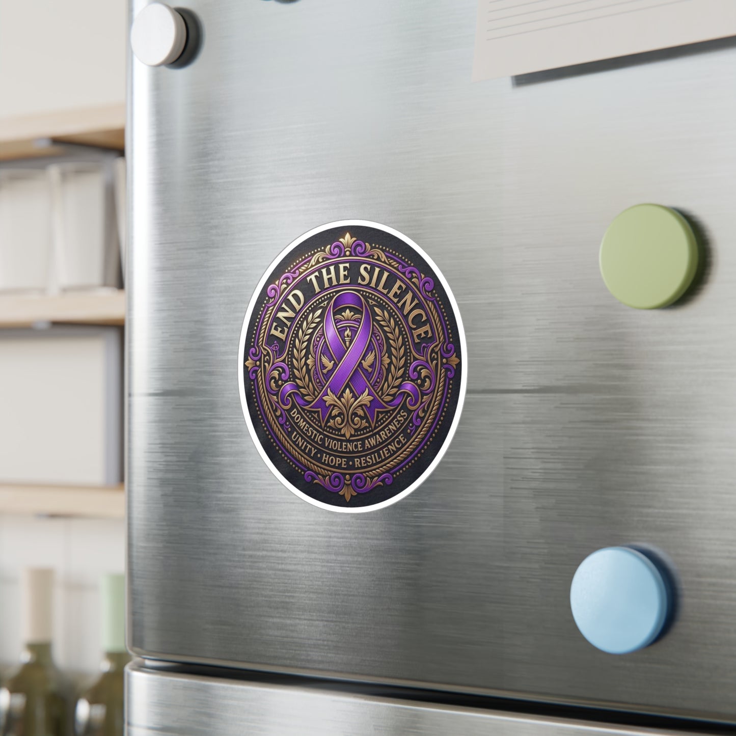 All-Weather Vinyl Decal: Domestic Violence Awareness