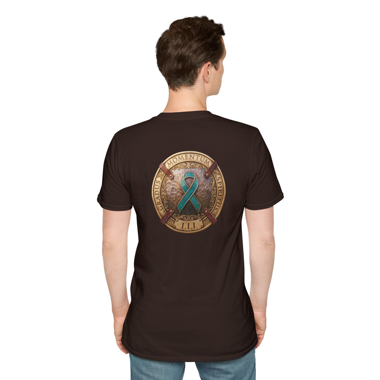 T-Shirt: "PTSD Awareness" Teal Ribbon Support