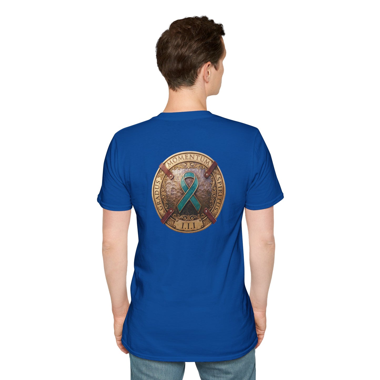 T-Shirt: "PTSD Awareness" Teal Ribbon Support