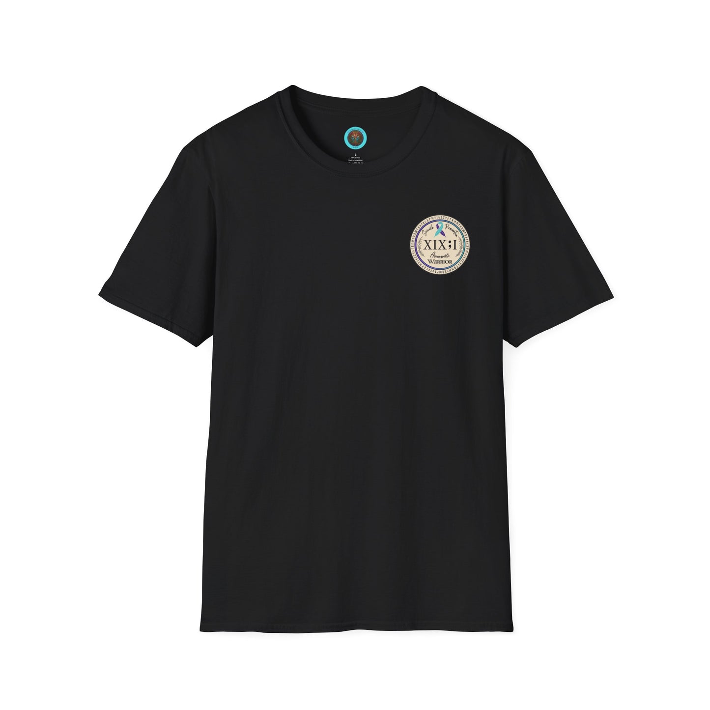 T-shirt: Suicide Awareness Warrior Teal and Purple Support Ribbon