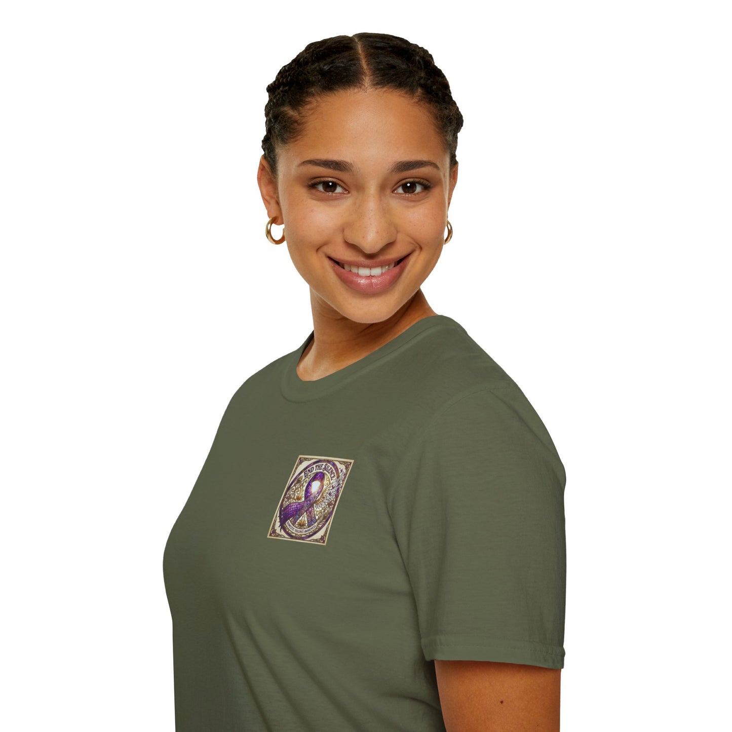 T-Shirt: "End the Silence" Domestic Violence Awareness Support