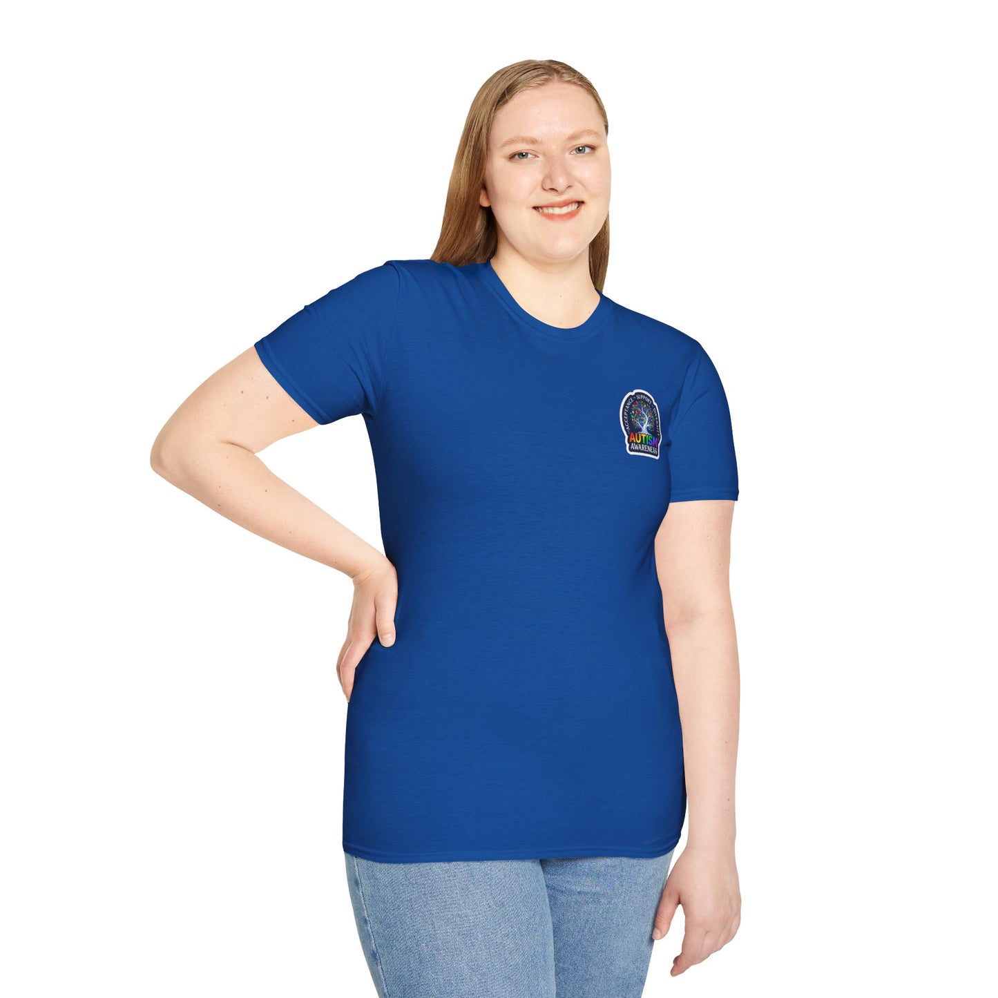 T-Shirt: "Autism Awareness" Rainbow Tree