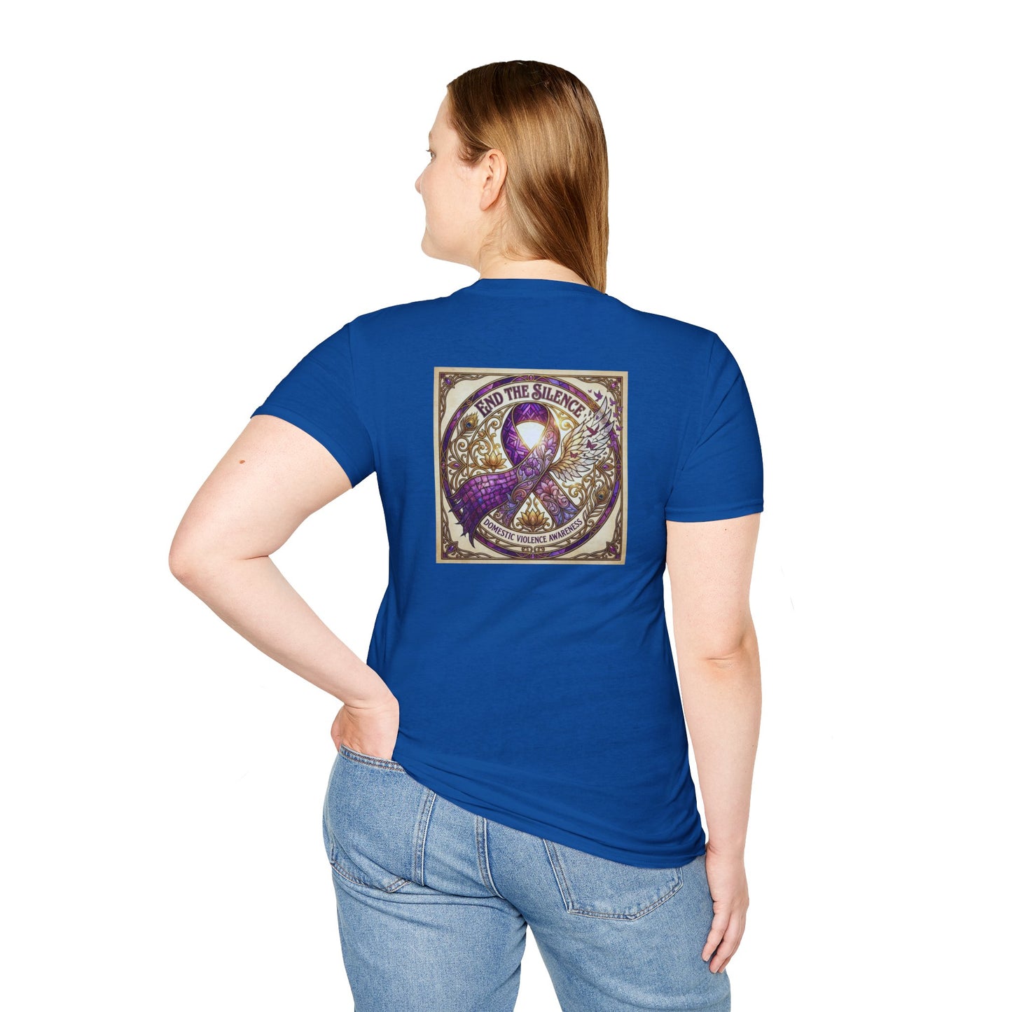 T-Shirt: "End the Silence" Domestic Violence Awareness Support