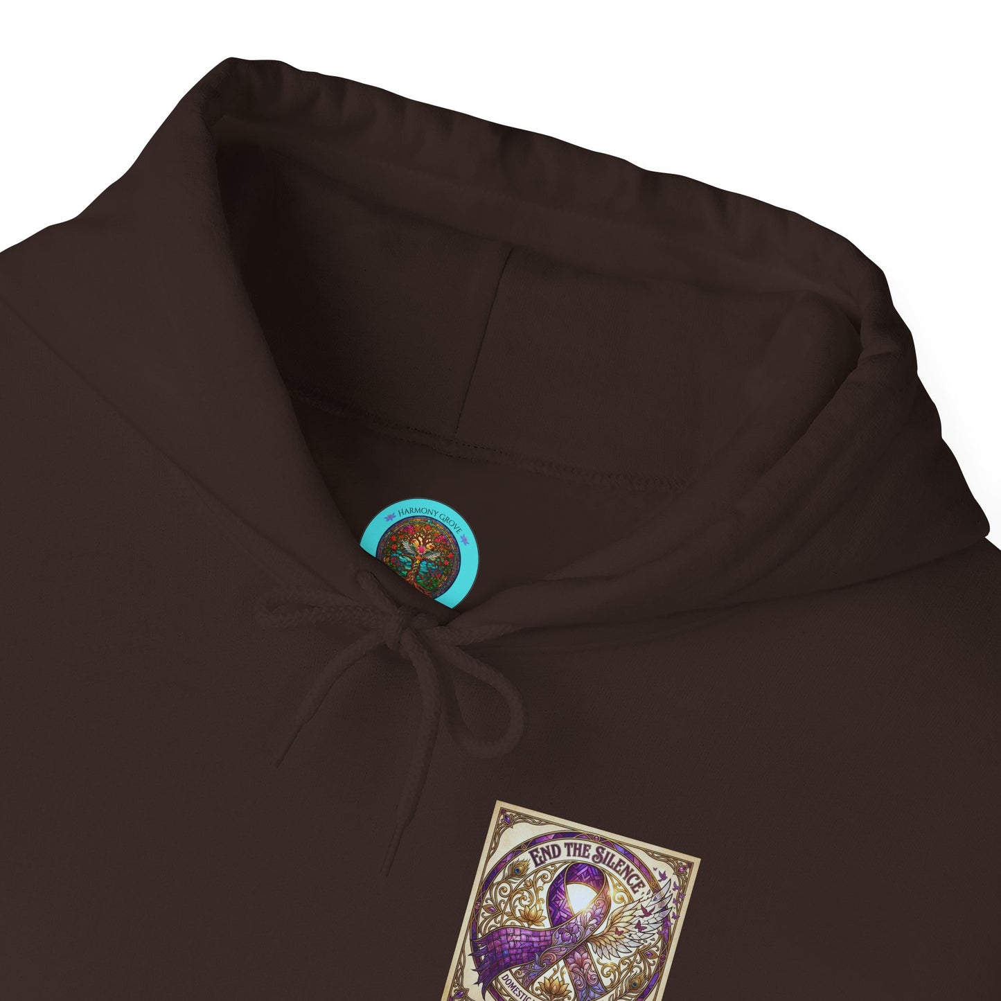 Pullover Hoodie: "End The Silence" Domestic Violence Awareness