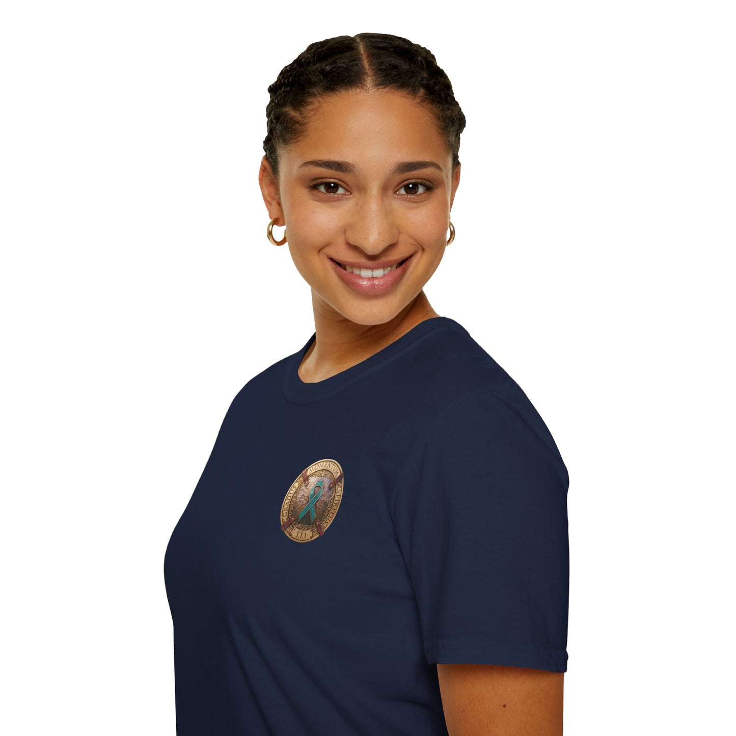 T-Shirt: "PTSD Awareness" Teal Ribbon Support