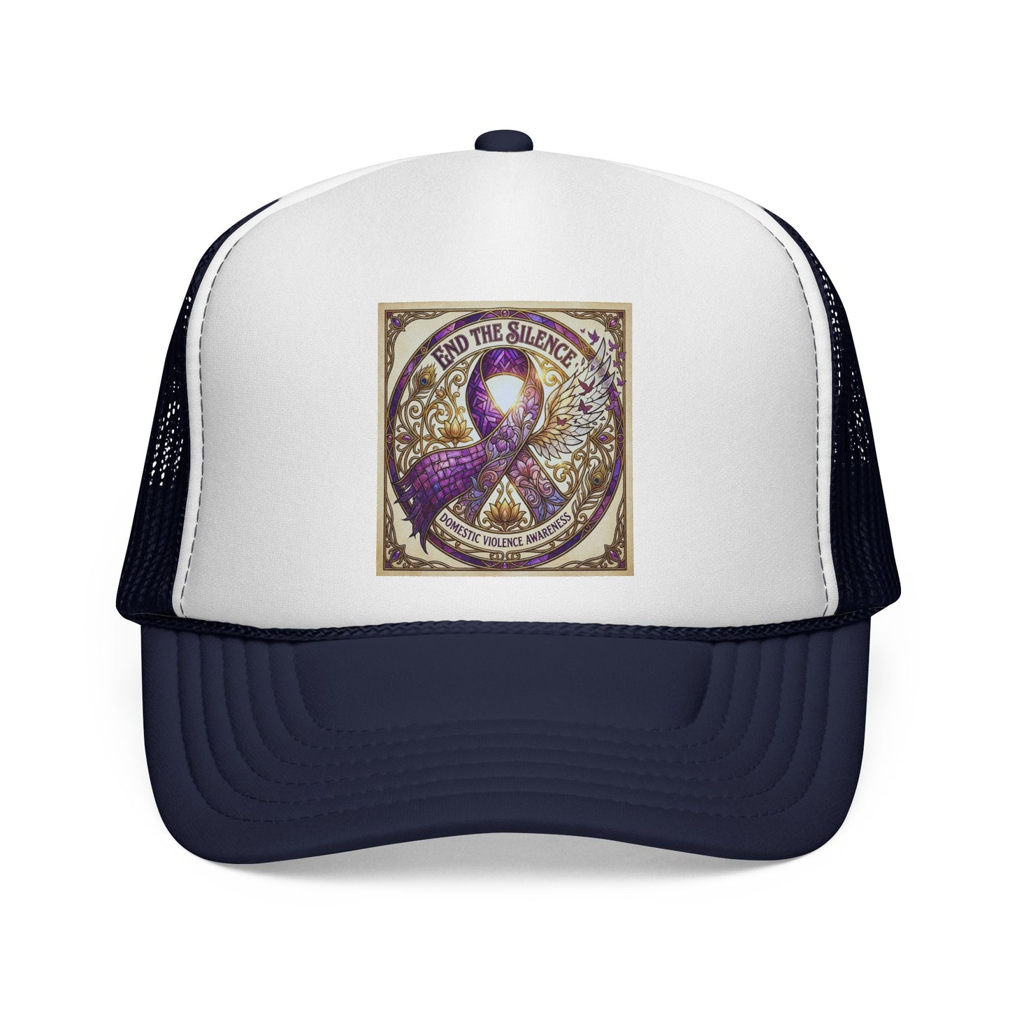 Trucker Hat: "End the Silence" Domestic Violence Awareness