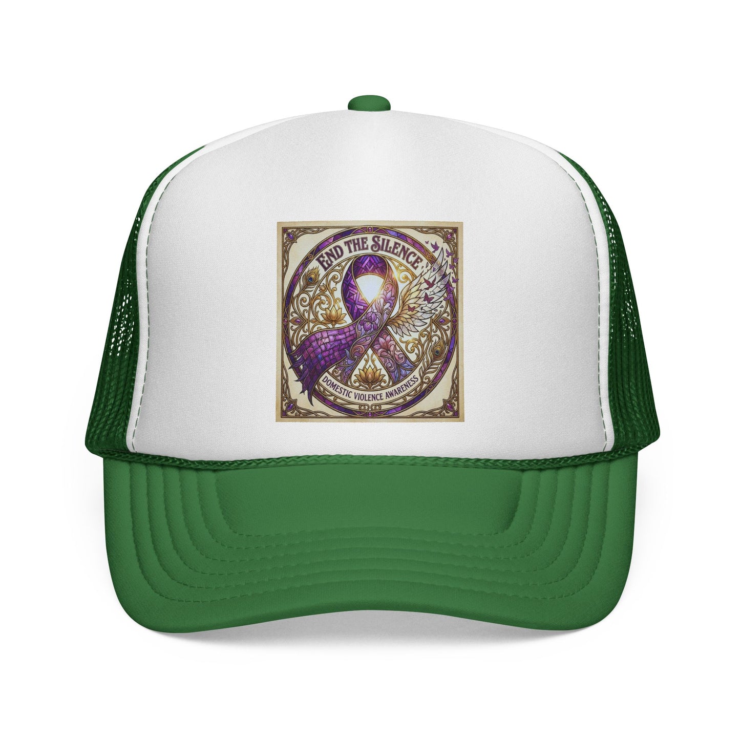 Trucker Hat: "End the Silence" Domestic Violence Awareness