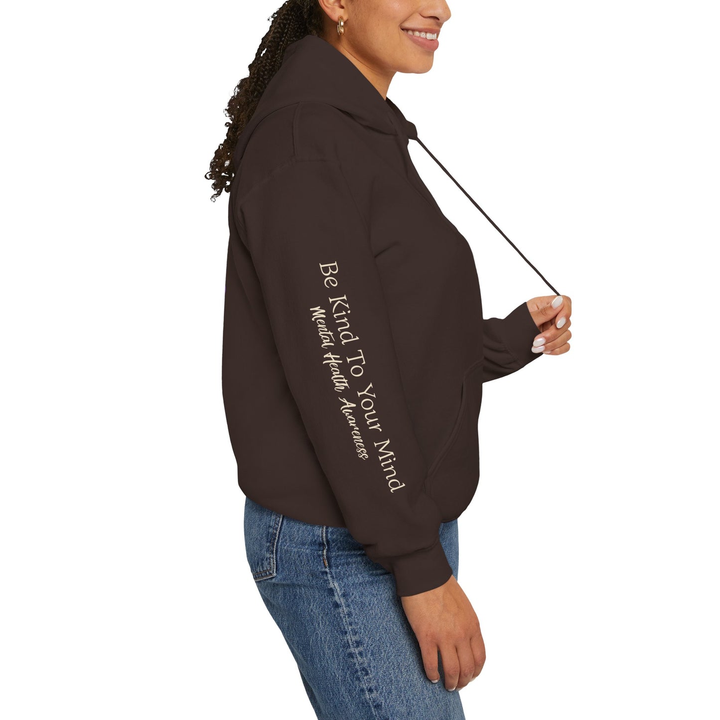 Pullover Hoodie: "Be Kind to Your Mind" Mental Health Awareness
