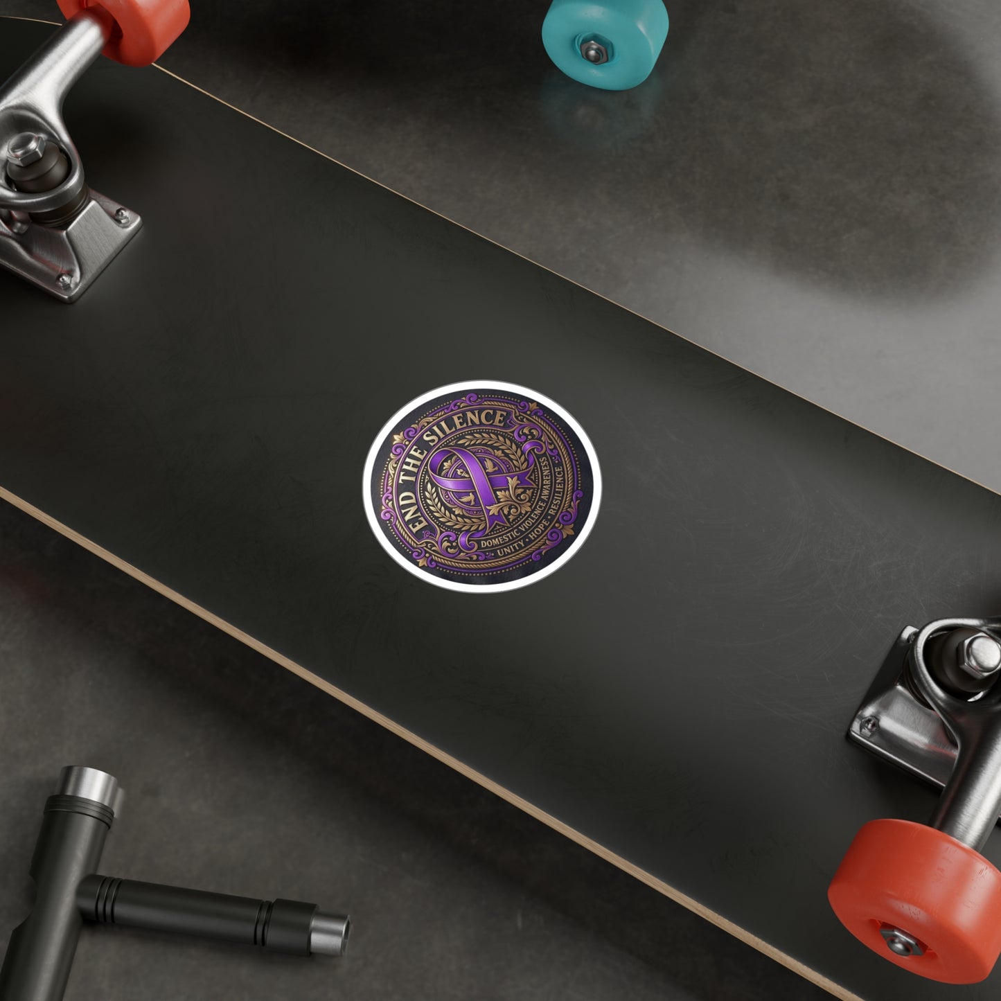 All-Weather Vinyl Decal: Domestic Violence Awareness