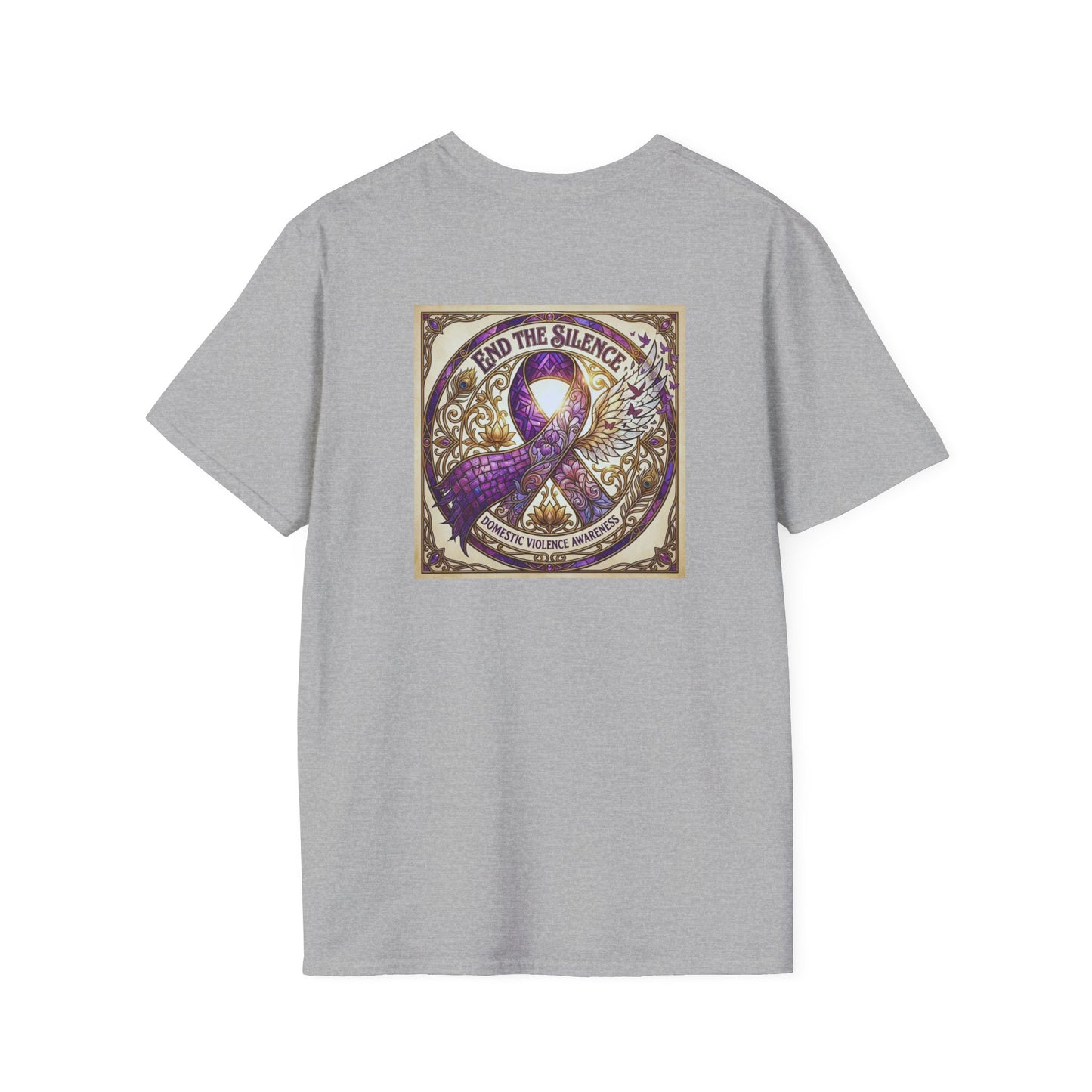 T-Shirt: "End the Silence" Domestic Violence Awareness Support