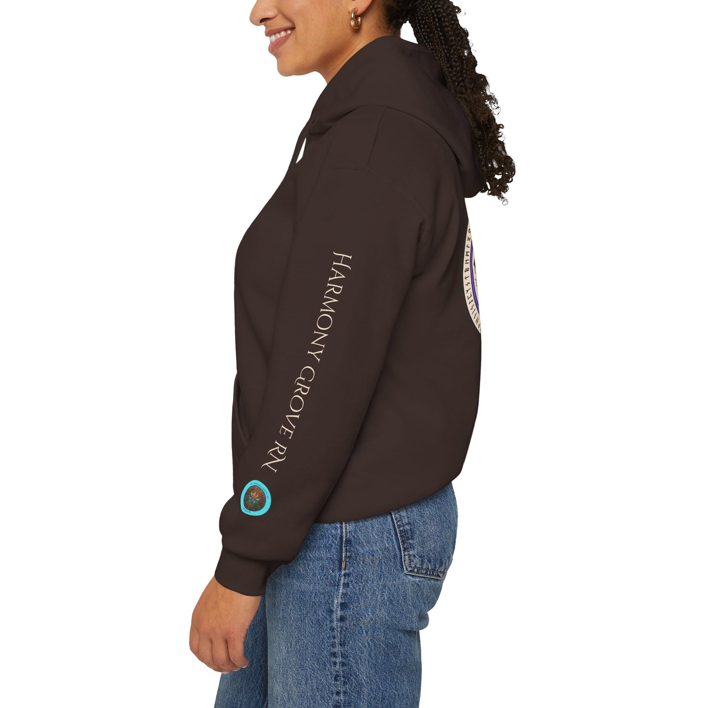 Pullover Hoodie: Suicide Awareness Warrior (XIX;I) Teal & Purple Support Ribbon