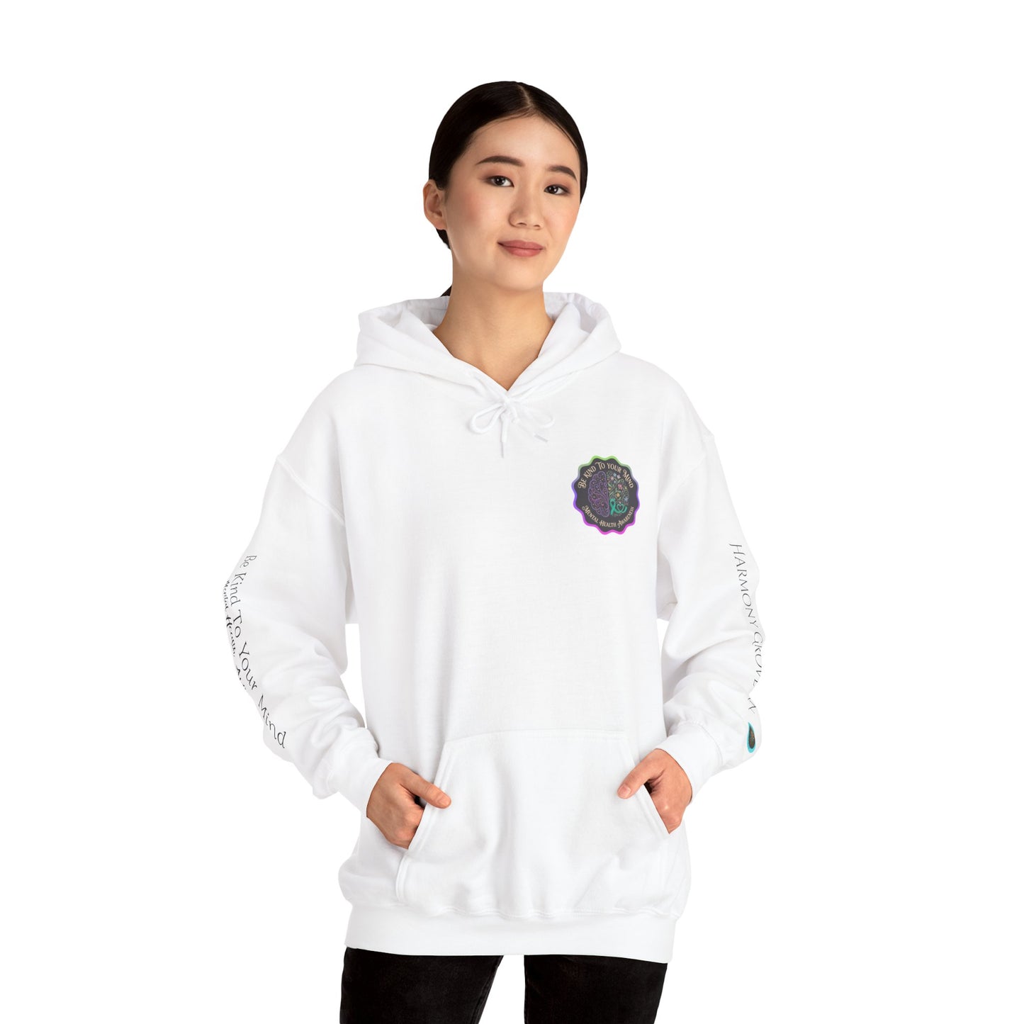 Pullover Hoodie: "Be Kind to Your Mind" Mental Health Awareness