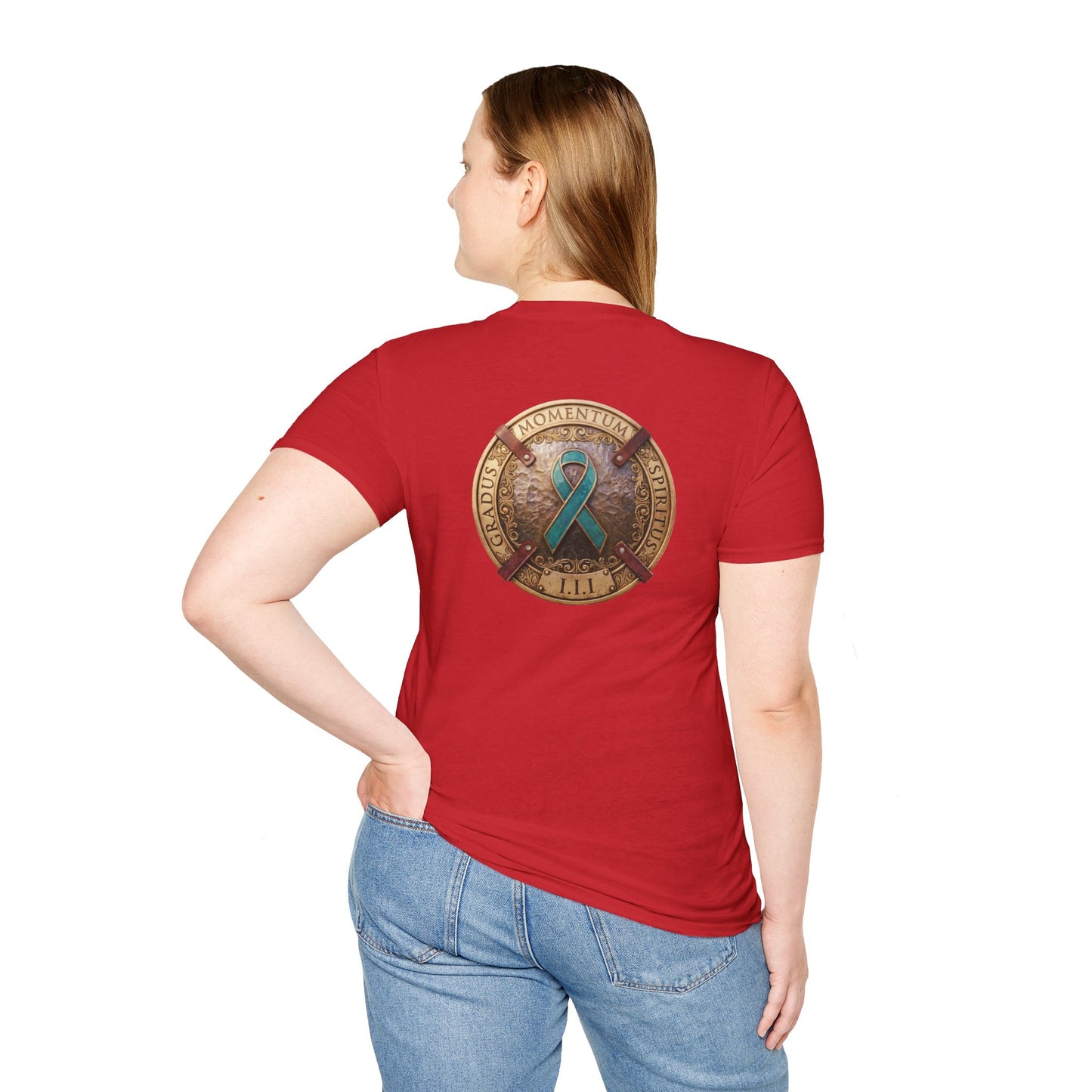T-Shirt: "PTSD Awareness" Teal Ribbon Support