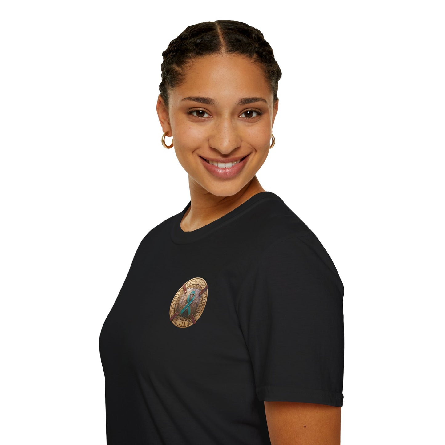 T-Shirt: "PTSD Awareness" Teal Ribbon Support