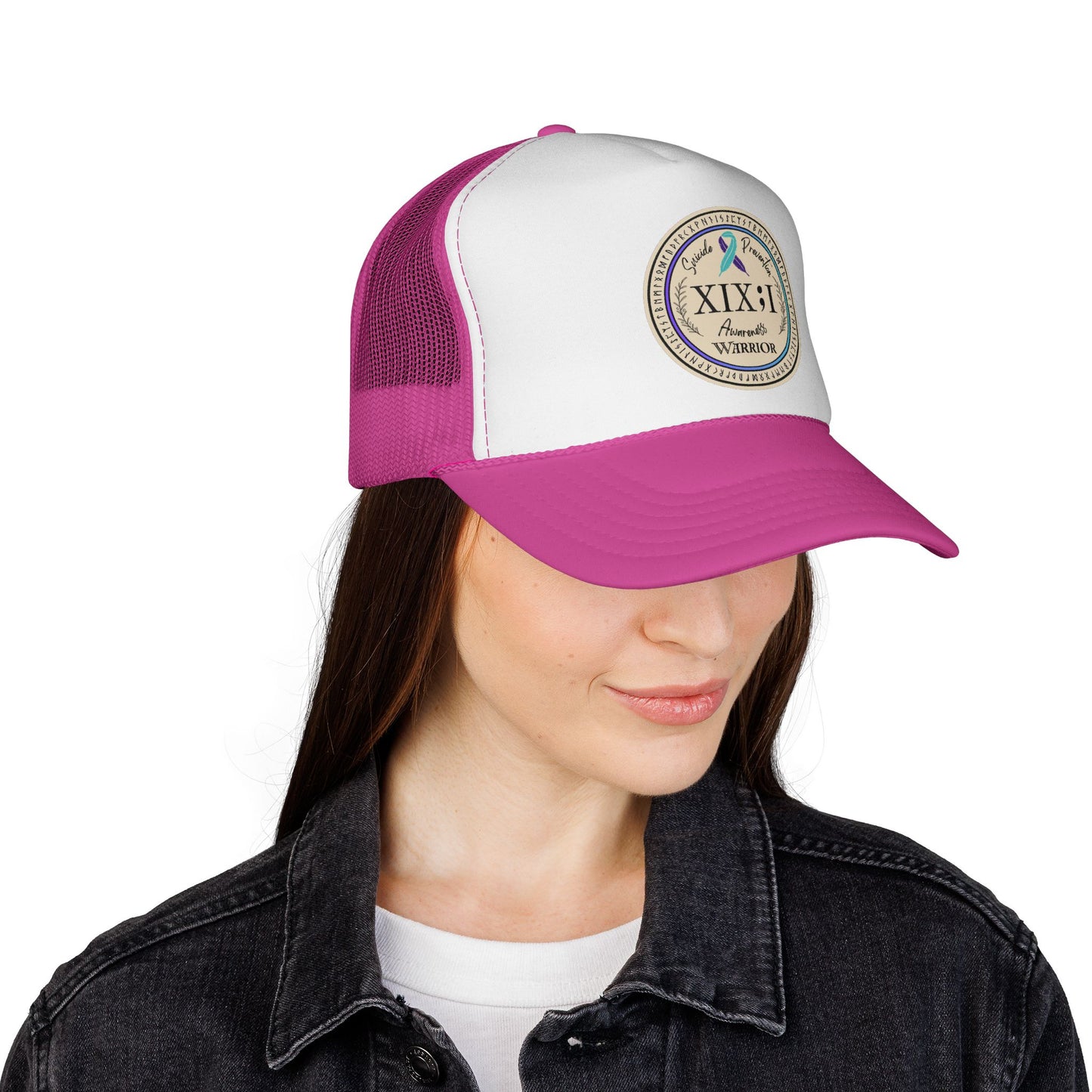 Trucker Hat: "XIX;I Warrior" Suicide Prevention Awareness