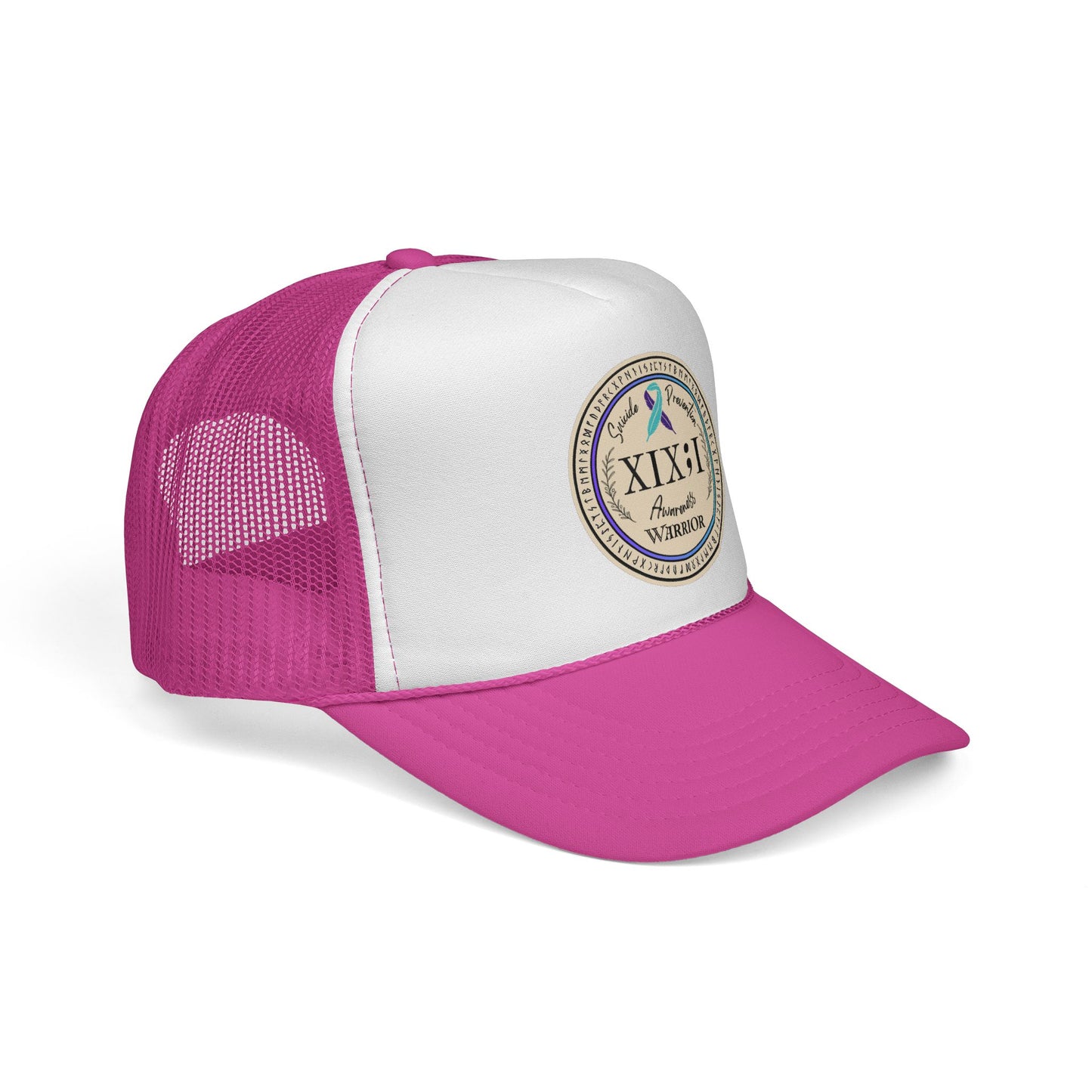 Trucker Hat: "XIX;I Warrior" Suicide Prevention Awareness